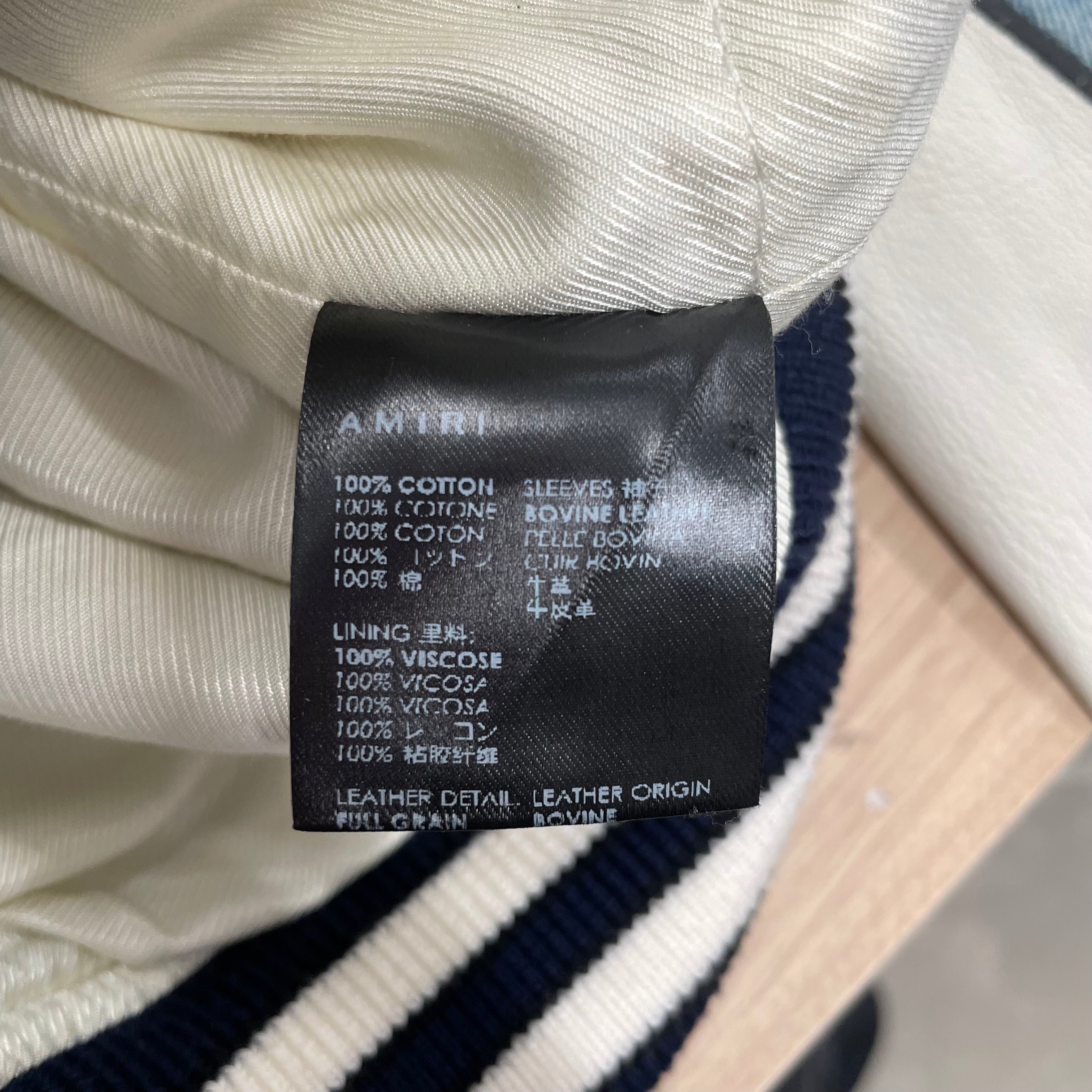 AMIRI/Denim Jkt/M/Border/Denim/MLT/BONESONARM view 4