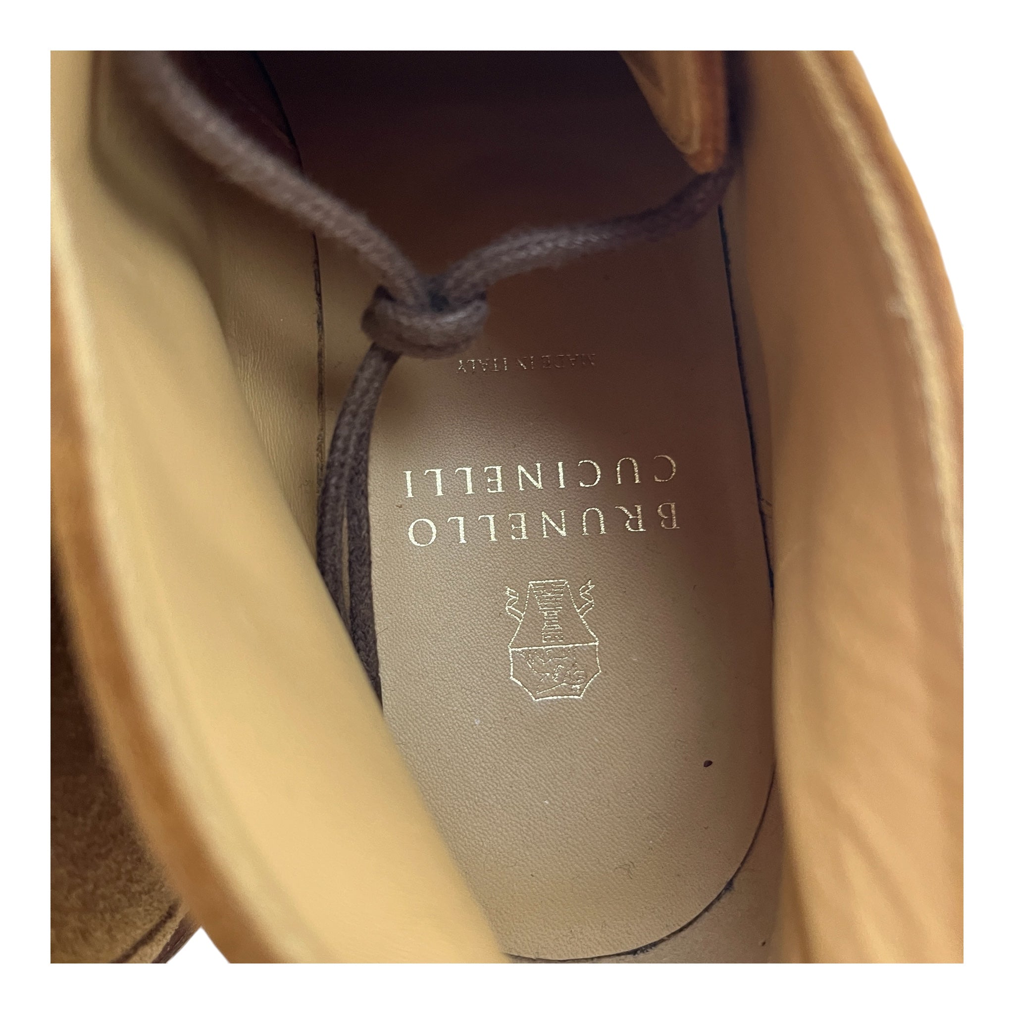BRUNELLO CUCINELLI/Shoes/EU 43/Suede/CML/Lace-Up Boots view 3