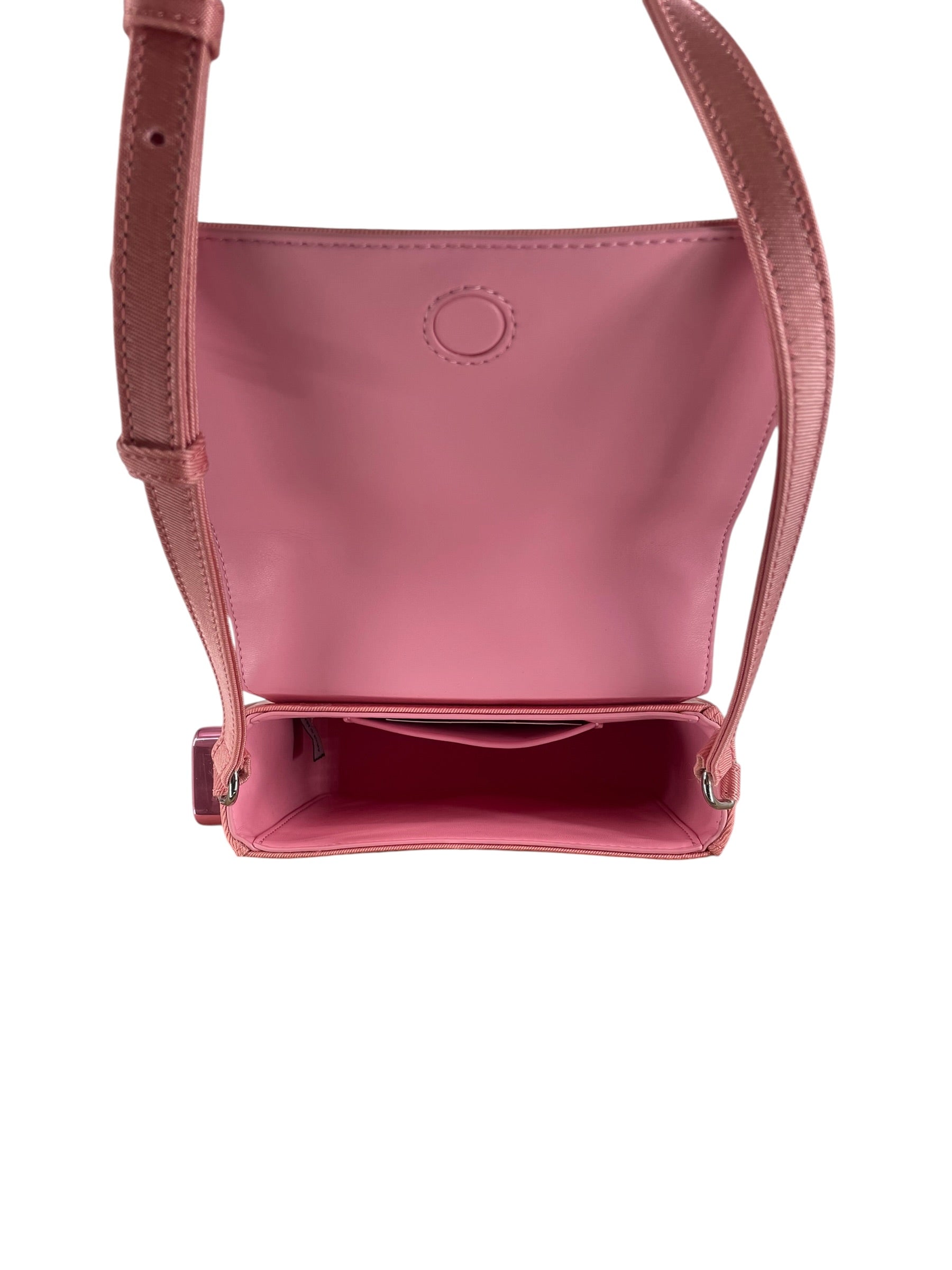 EDIE PARKER/Cross Body Bag/Cotton/PNK/LTHR LINING | SIDE LGHTR HLDR view 5