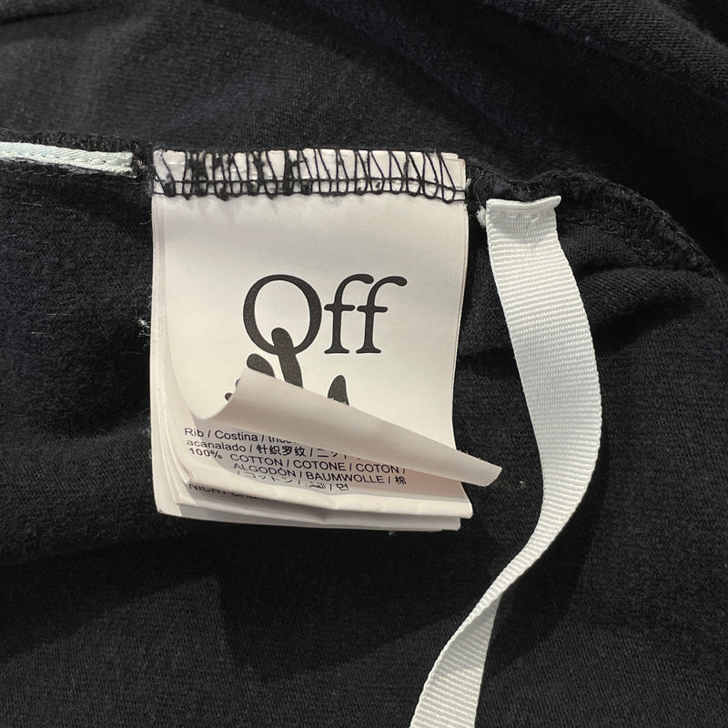 OFF-WHITE/T-Shirt/XL/Cotton/BLK/Graphic/