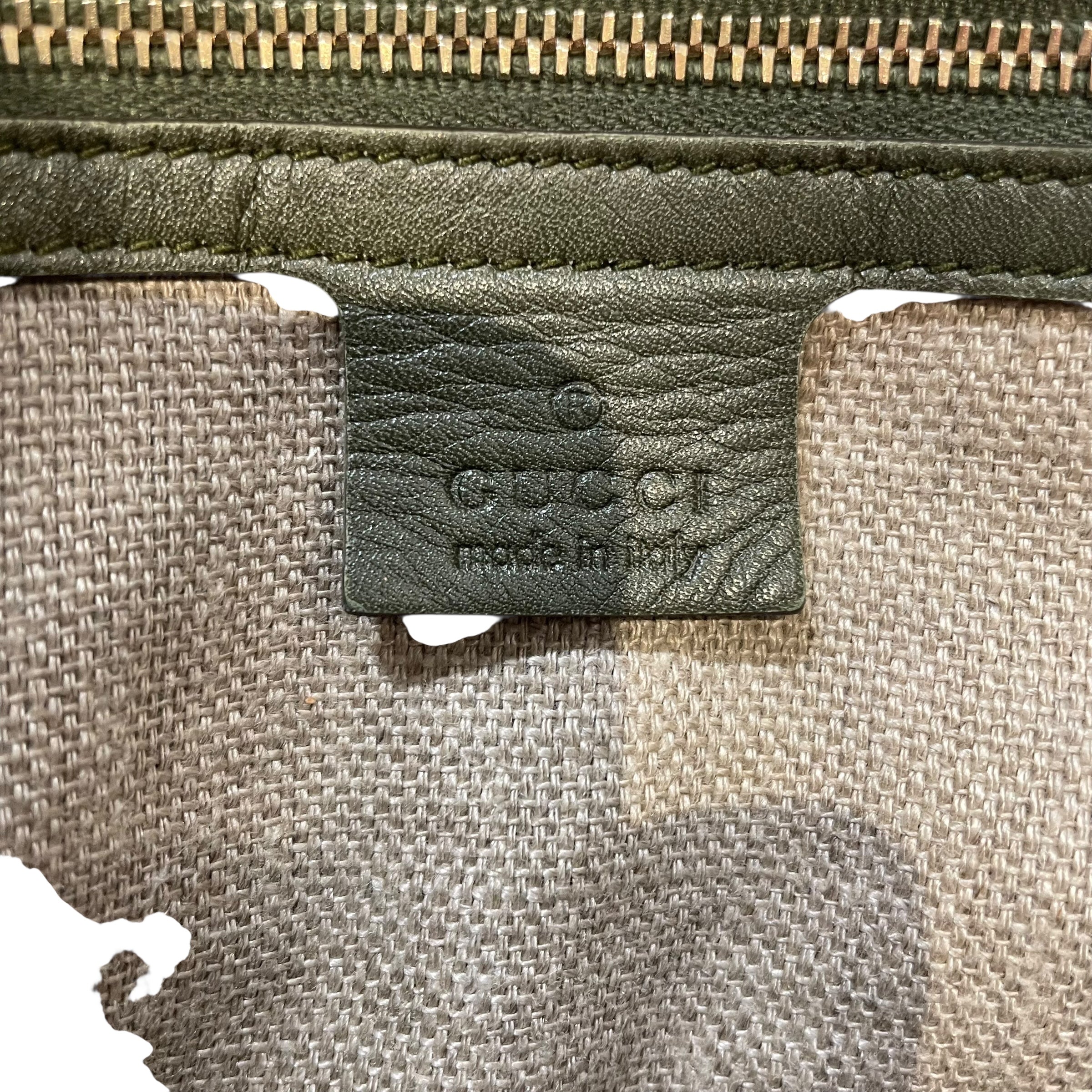 GUCCI/Tote Bag/Border/KHK/RAFFIA TOTE view 5
