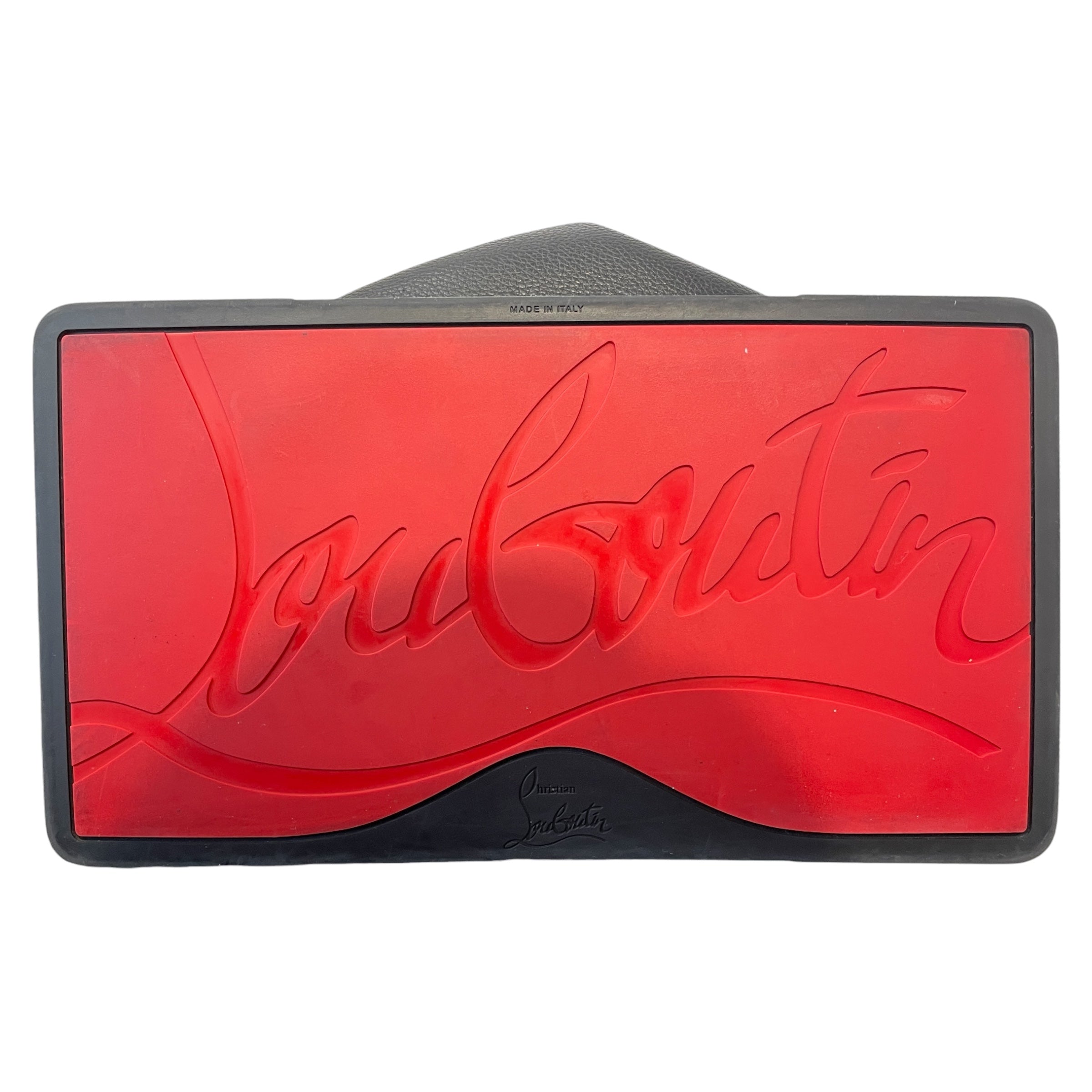 Christian Louboutin/Backpack/Leather/BLK/spikes all over/red lining view 3