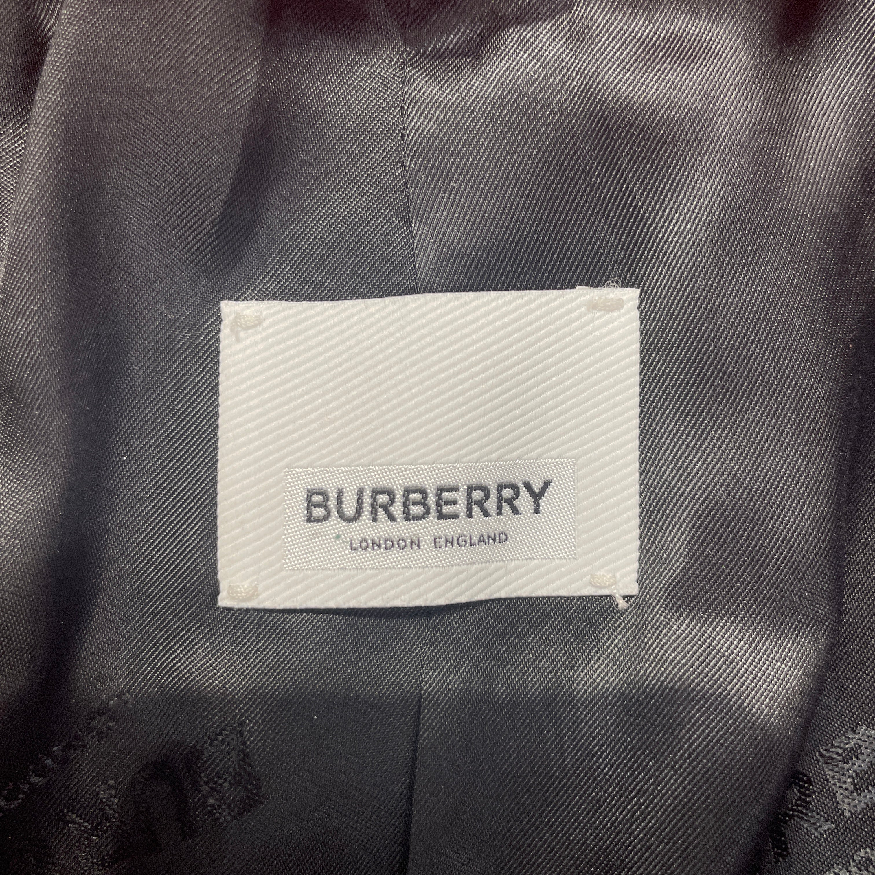 BURBERRY LONDON/Suits/0/Wool/BLK/TRACK TOP DETAILED TAILORED 17 view 4