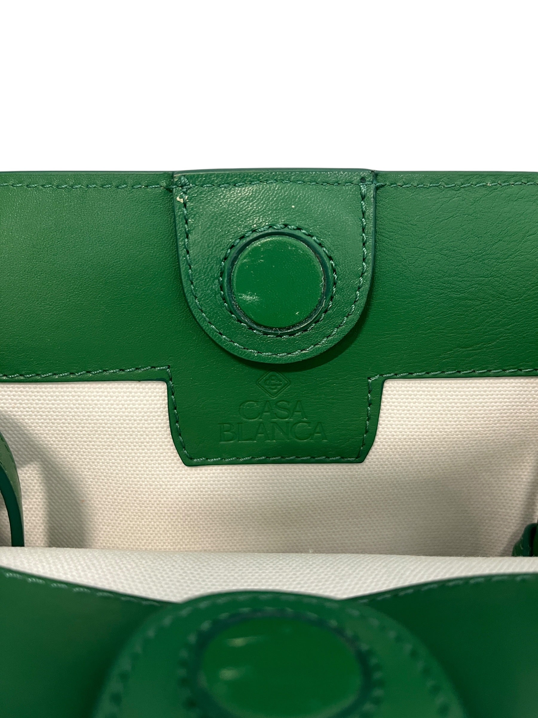 CASABLANCA/Tote Bag/GRN/ view 3