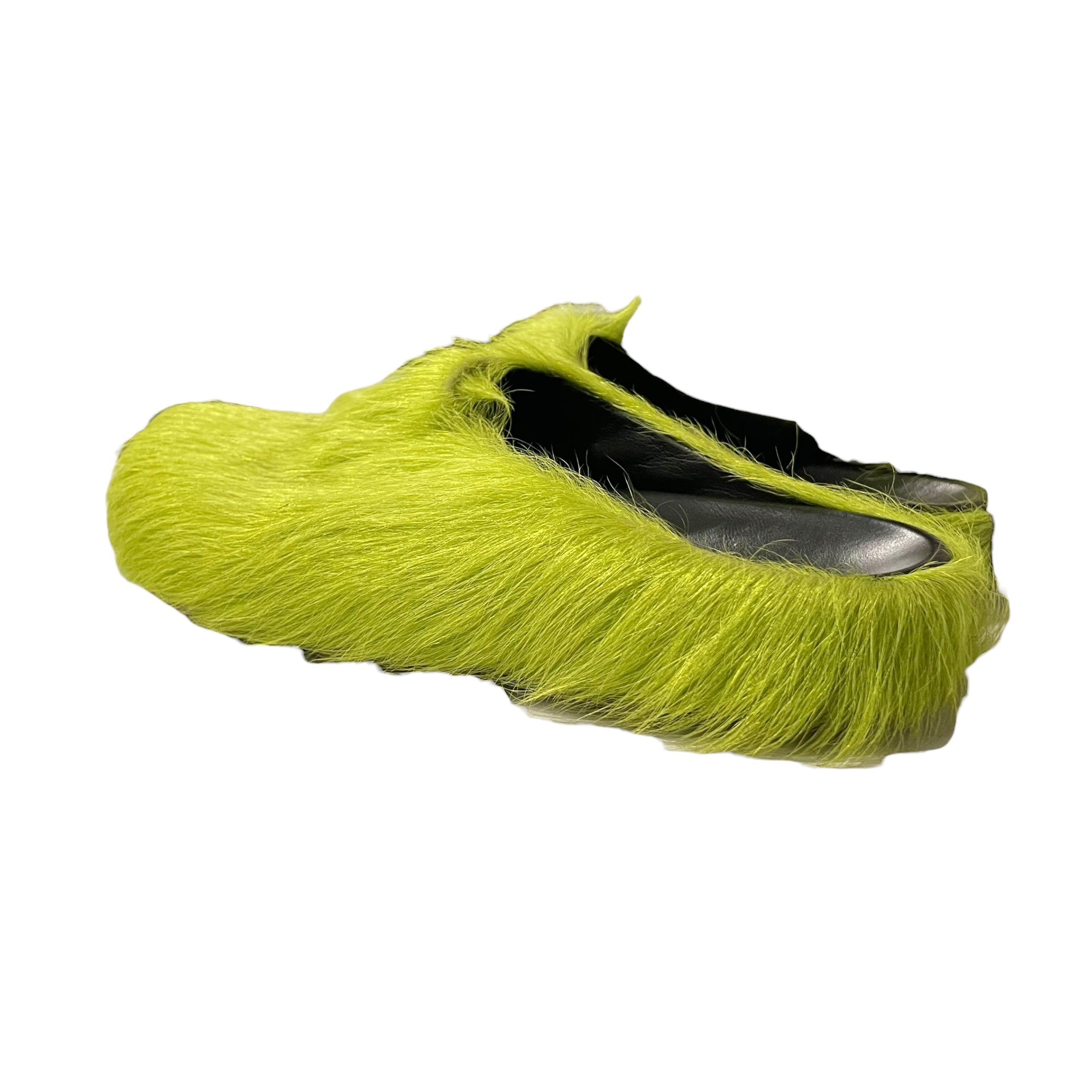 MARNI/Sandals/EU 40/Fur/GRN/FUR MULES view 2