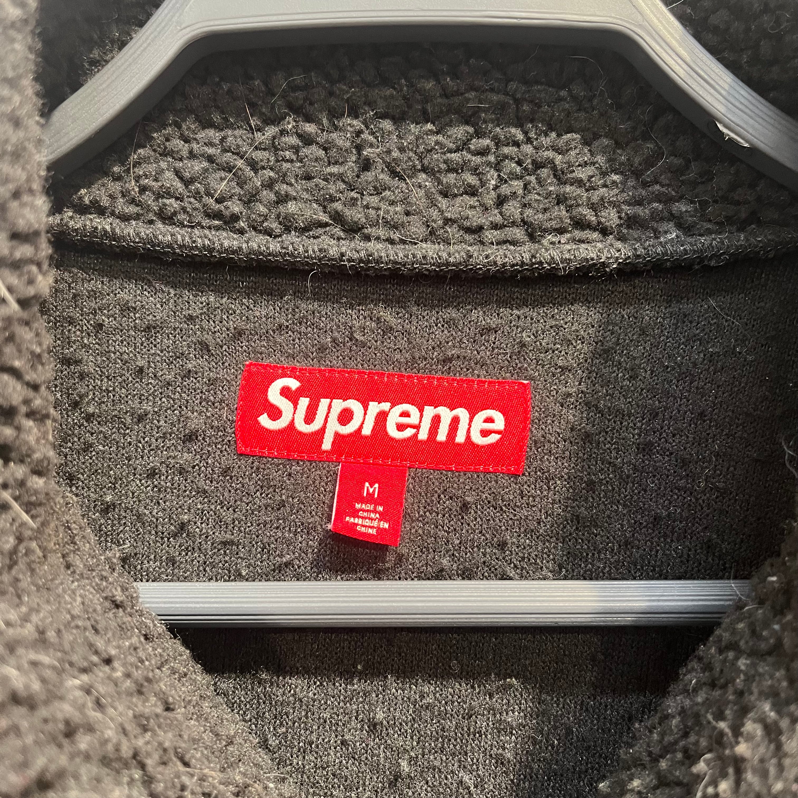 Supreme/Heavy Sweater/M/Polyester/BLK/Pullover/FLEECE SWEATER view 3