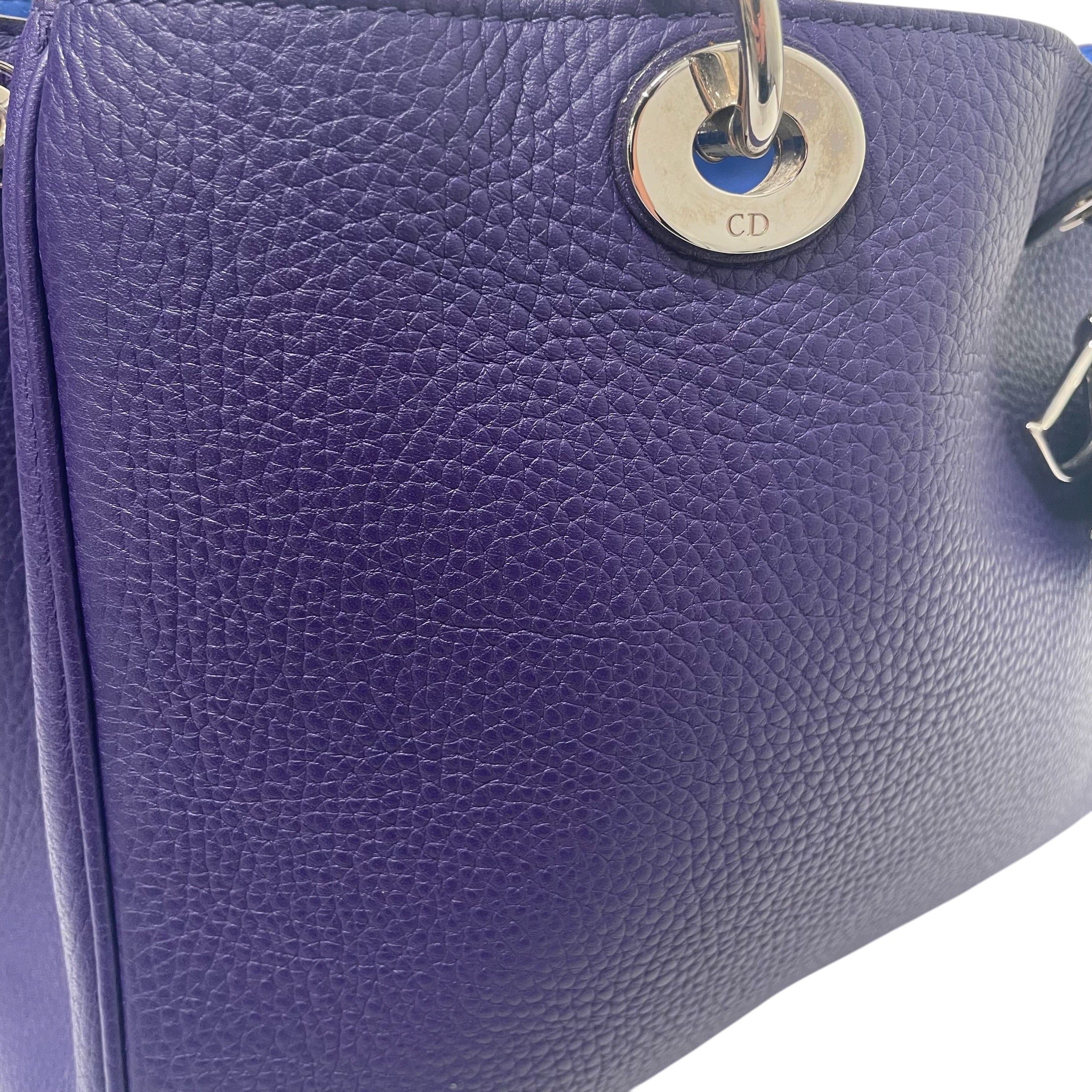 Christian Dior/Tote Bag/Monogram/Leather/PPL/PEBBLED DIORISSIMO view 5