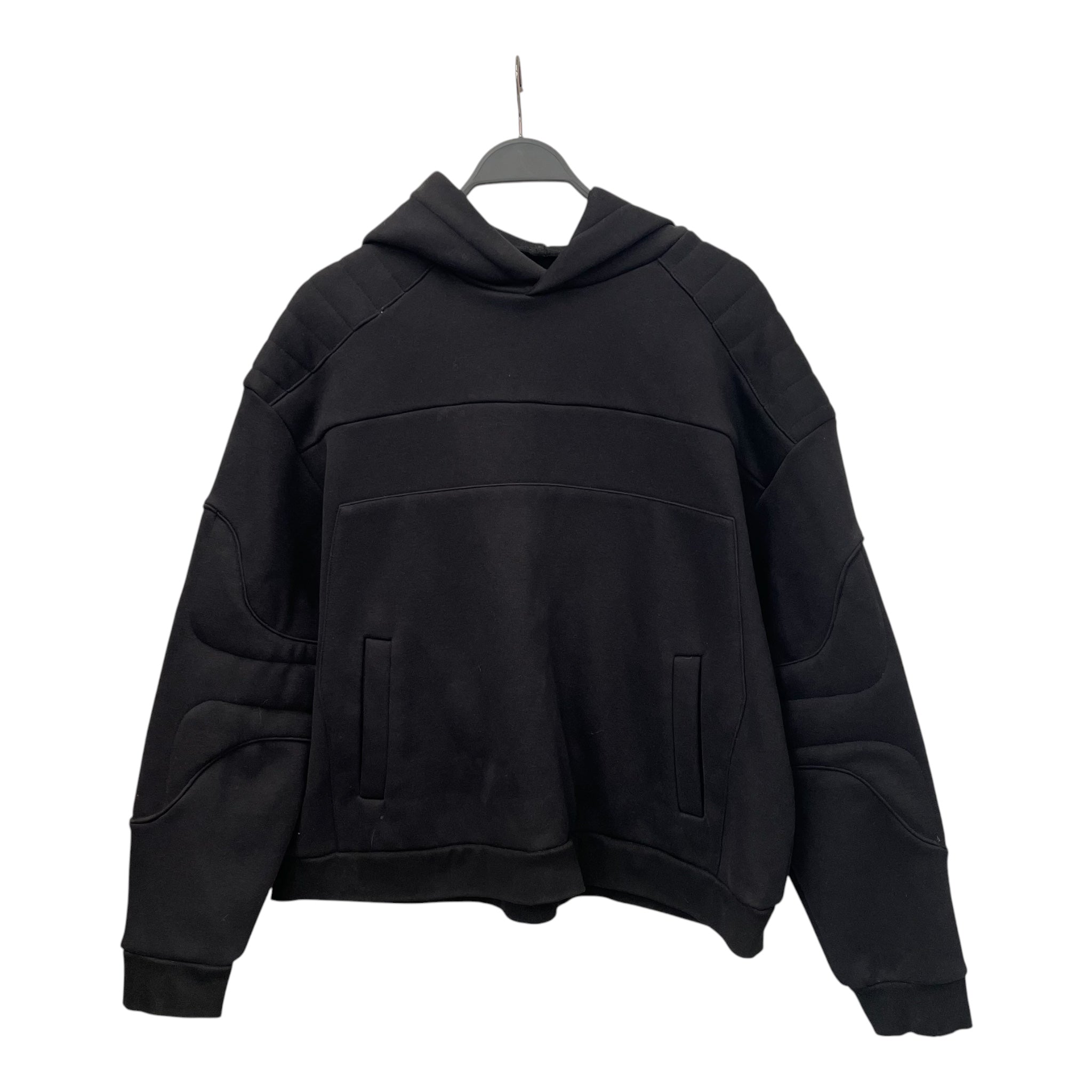 WHO DECIDES WAR/Hoodie/S/Cotton/BLK/Elbow/Paneling Hoodie view 1