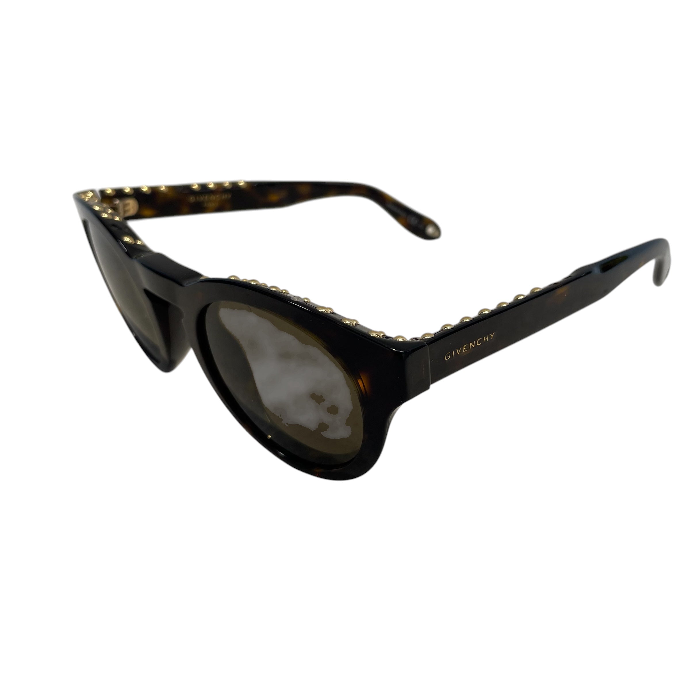 GIVENCHY/Sunglasses/Plastic/GLD/Round/L's/gld studs/GV7007/S view 3