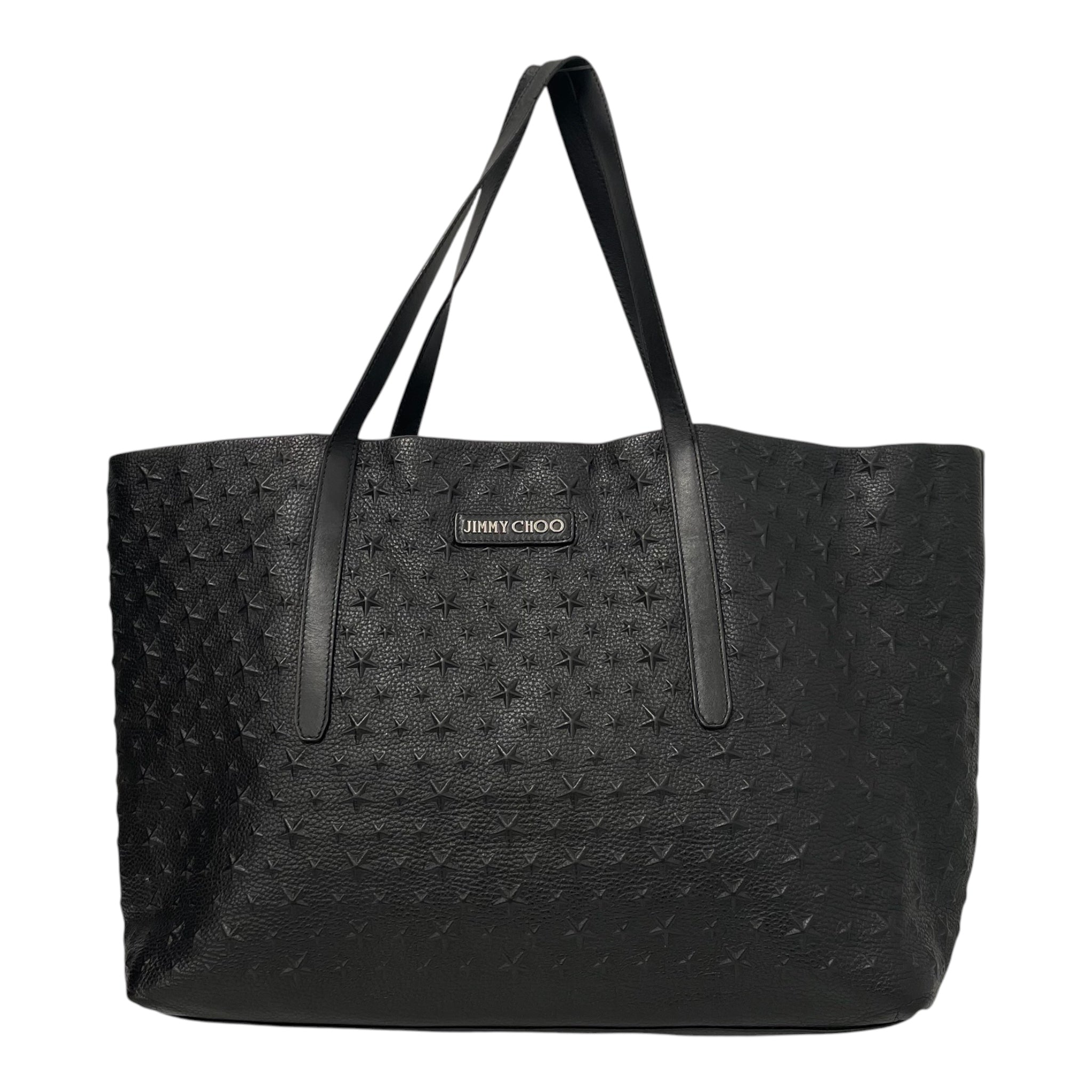 JIMMY CHOO/Tote Bag/Black/Leather/ view 1
