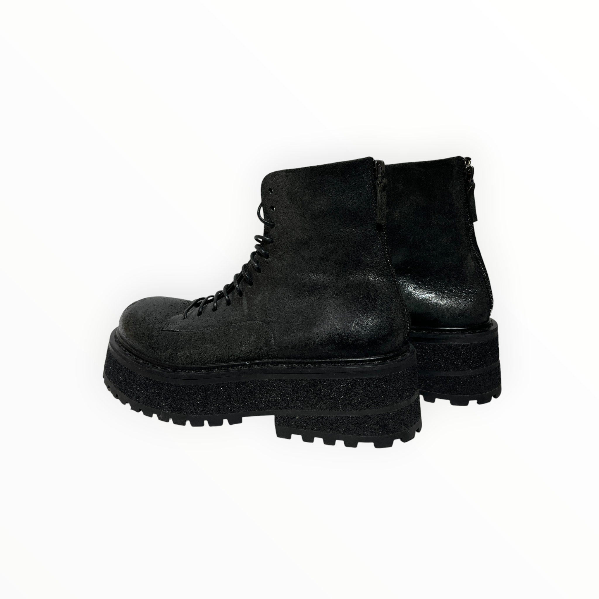 Marsell/Boots/EU 39/Leather/BLK/BAKZIP PLATFORM view 2