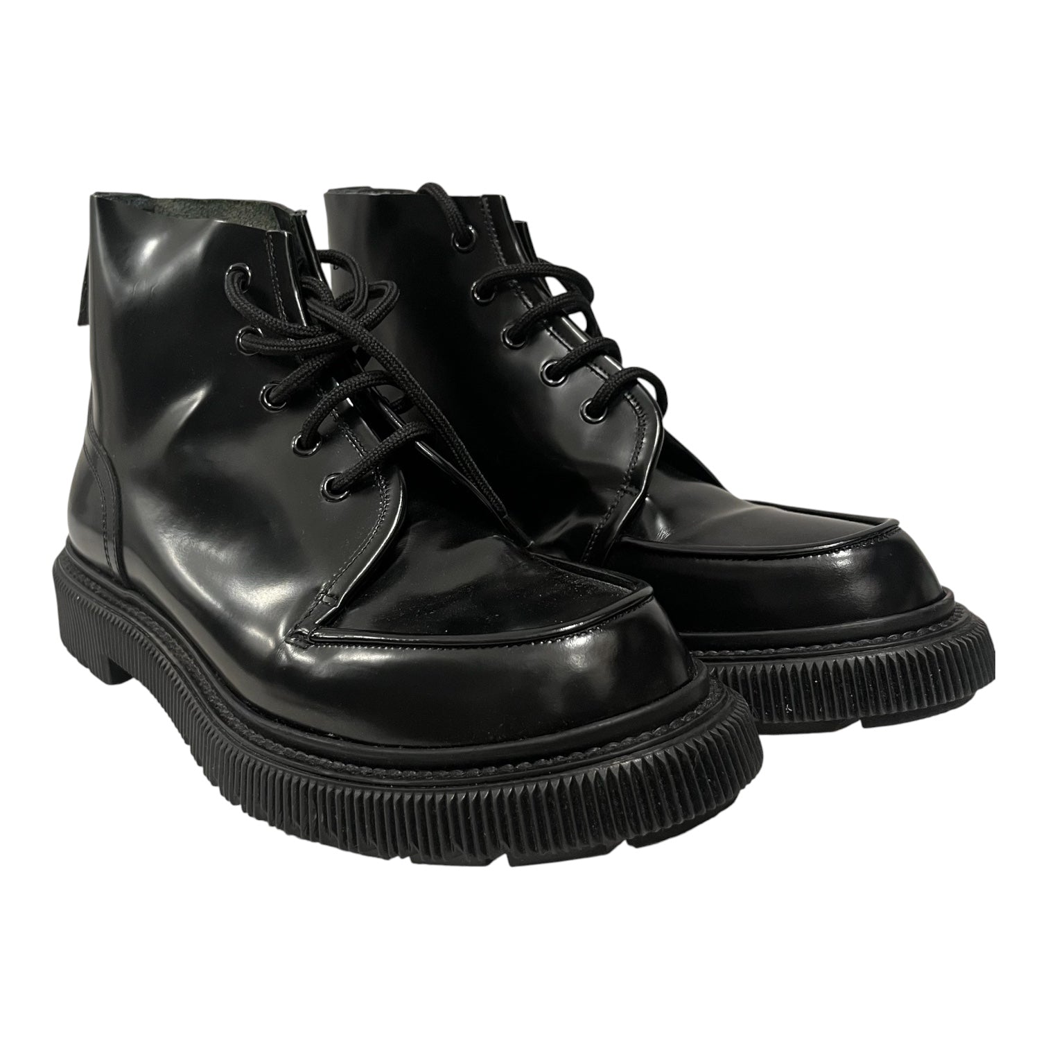 ADIEU PARIS/Lace Up Boots/EU 42/Leather/BLK/type 164 view 1