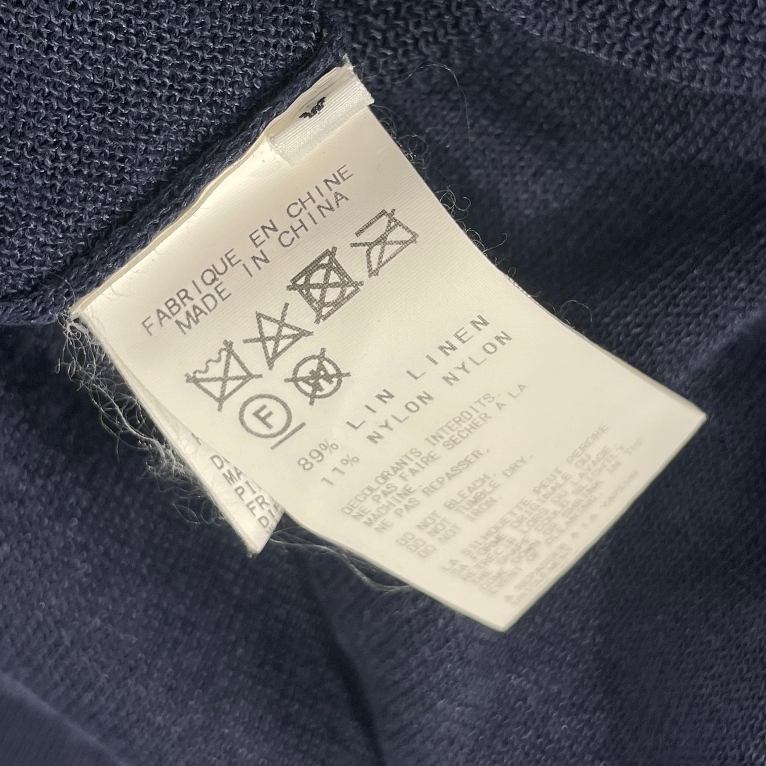 yohji yamamoto POUR HOMME/Sweater/3/Navy/Linen/HW-K08-381 view 4