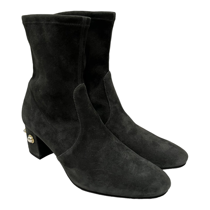 STUART WEITZMAN/Booties/US 7.5/Suede/GRY/