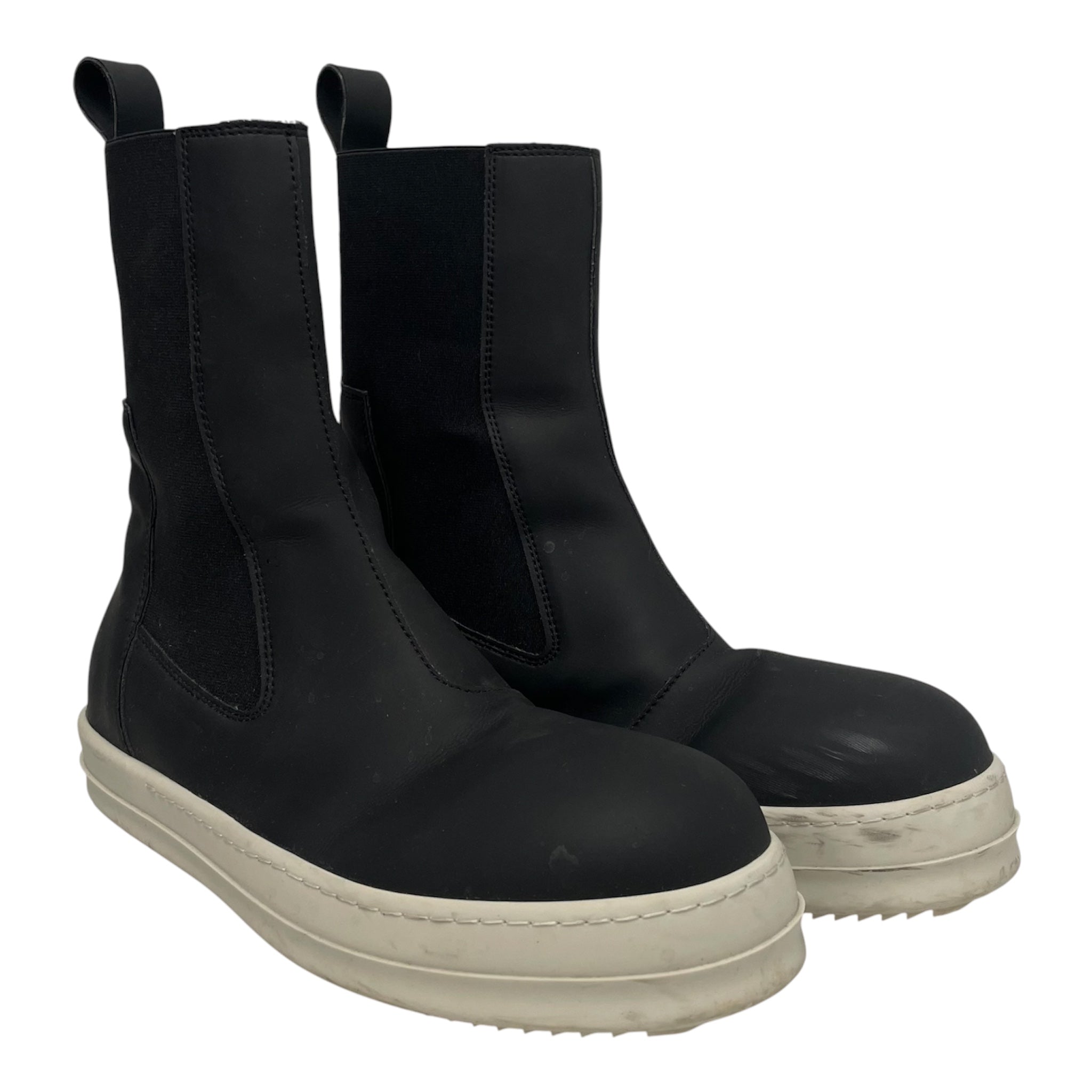 RICK OWENS DRKSHDW/Hi-Sneakers/US 9/Leather/BLK/BEETLE SNEAKERS view 1