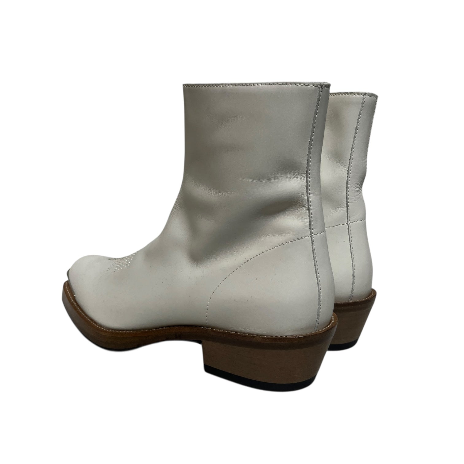 Second/Layer/Cowboy Boots/EU 42/Leather/WHT/WESTERN ANKLE BOOT view 2