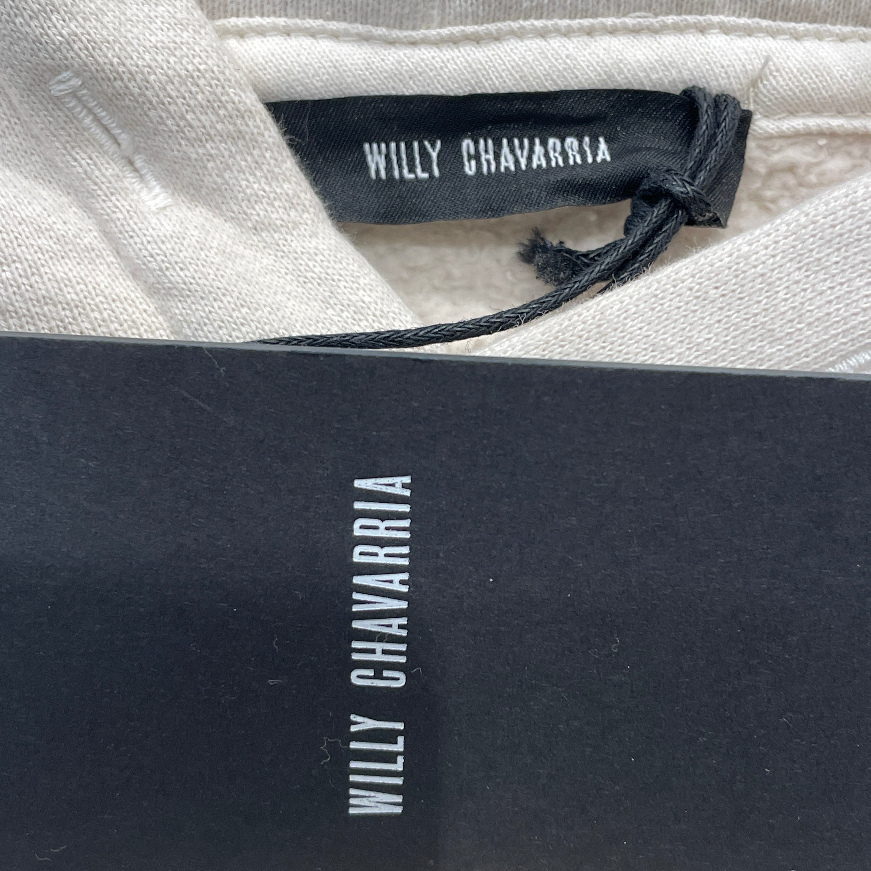 WILLY CHAVARRIA/Hoodie/XL/Cotton/CRM/FINE FASHION FRONT view 4