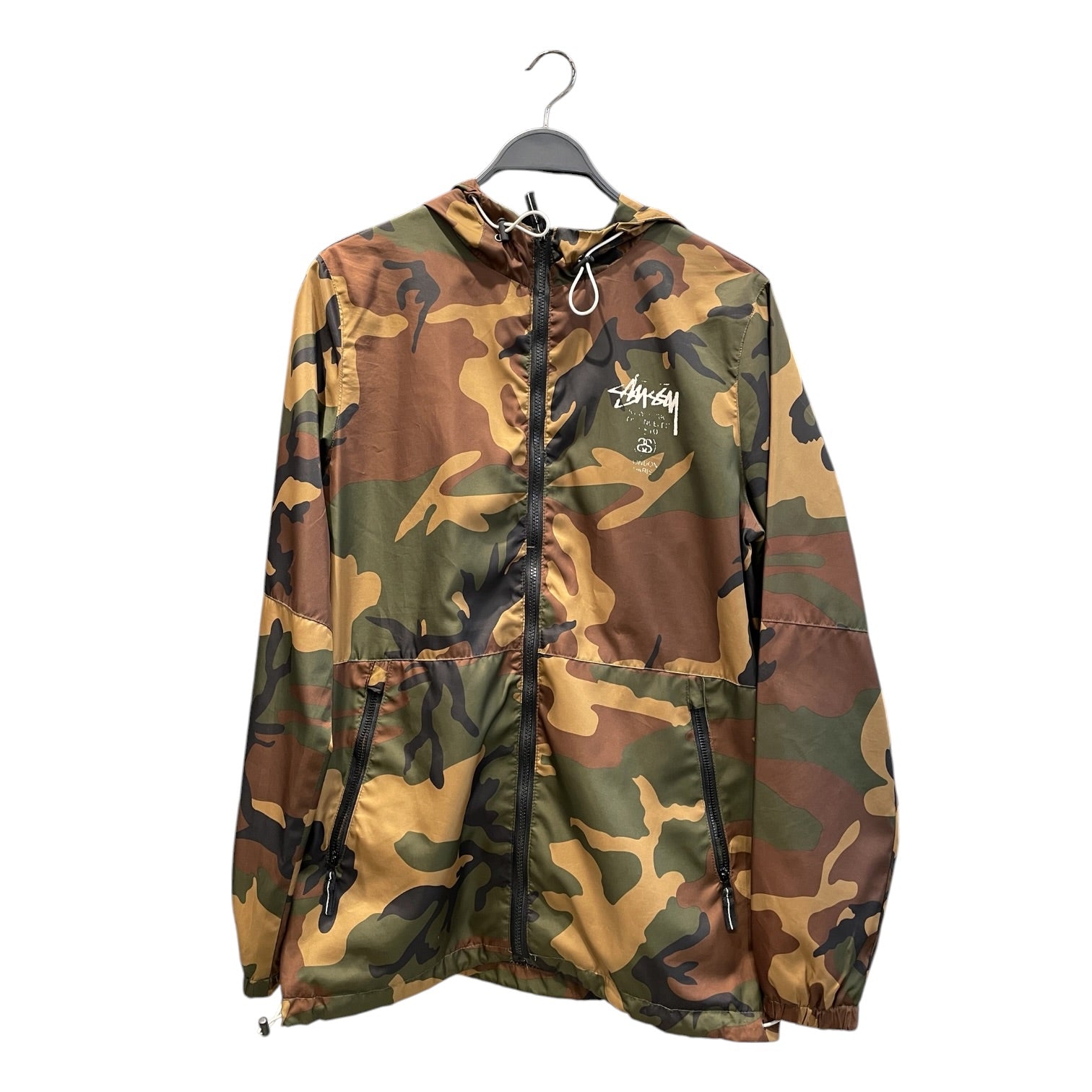 STUSSY/Windbreaker/M/Nylon/GRN/Camouflage/Camo Winbreaker view 2