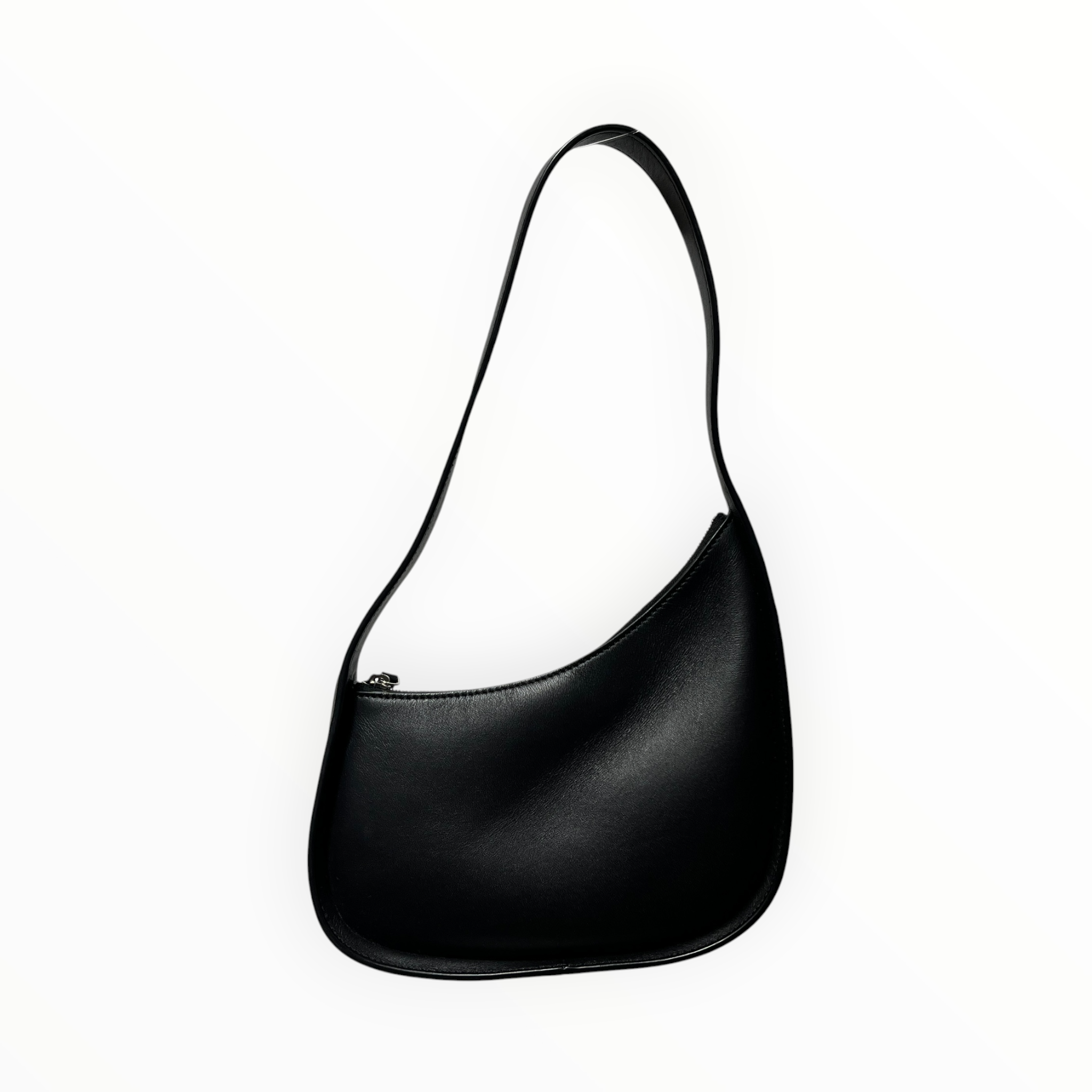 THE ROW/Hand Bag/Leather/BLK/HALF MOON view 2
