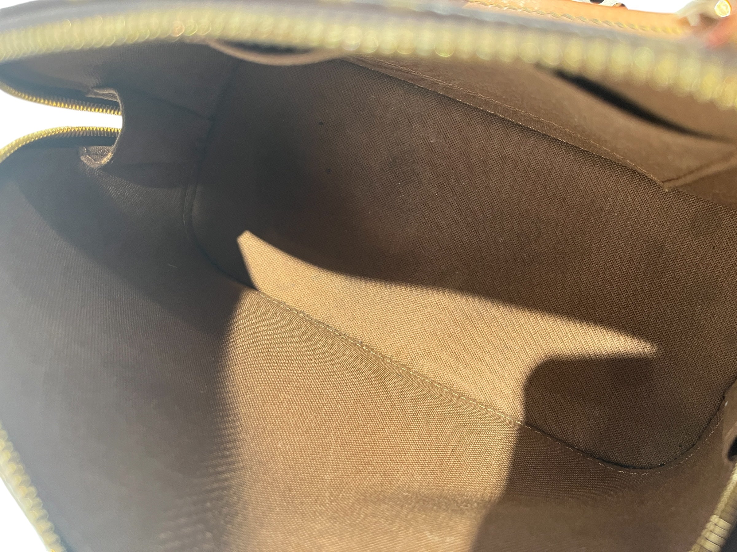 LOUIS VUITTON/Cross Body Bag/All Over Print/Leather/BRW/Alma BB Crossbody view 4