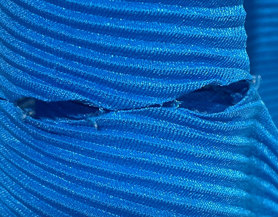 PLEATS PLEASE ISSEY MIYAKE/SS Blouse/3/Polyester/BLU/ROUND NECK view 4