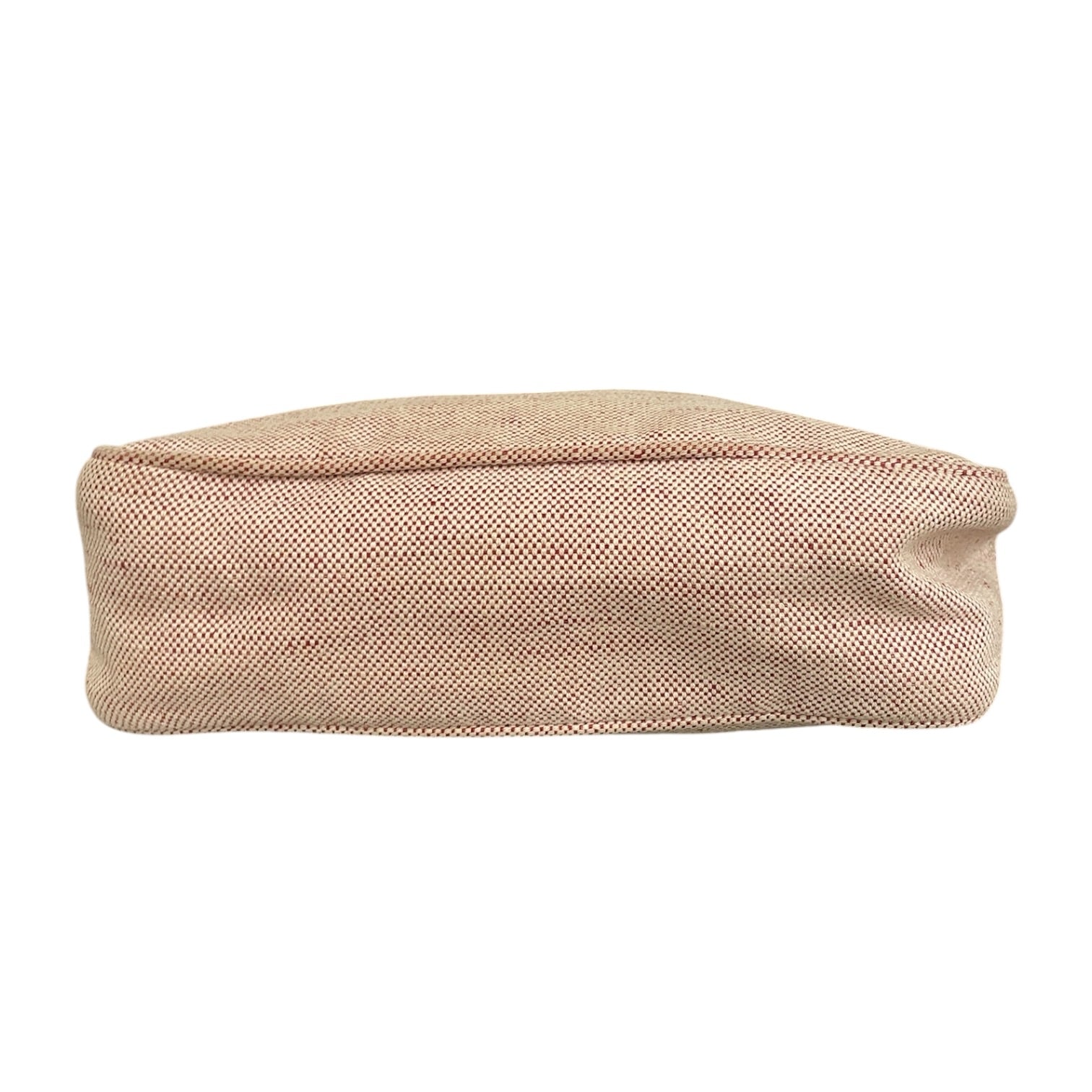 PRADA/Hand Bag/Cotton/BEG/Red Handle Mini Canvas Bag view 5