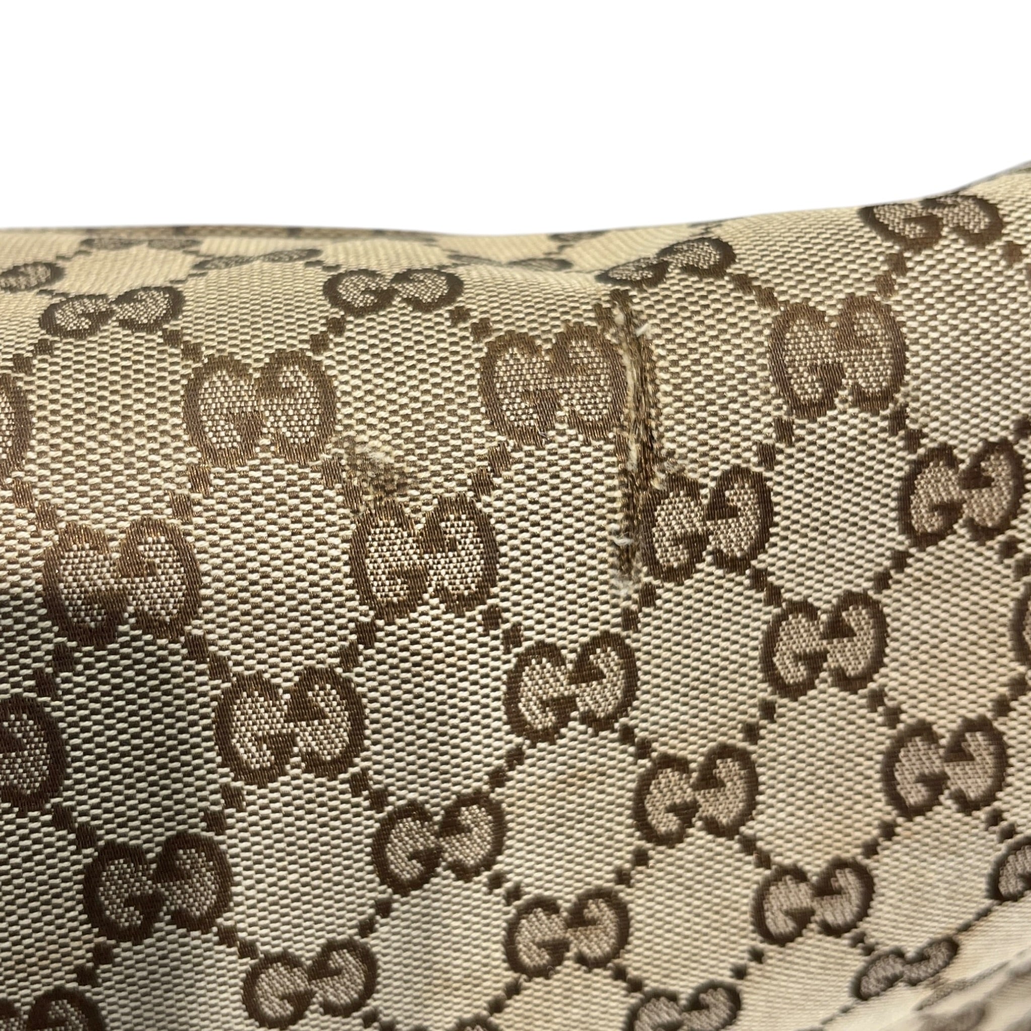 GUCCI/Cross Body Bag/Monogram/Cotton/BRW/VINTAGE MESSENGER BAG view 8