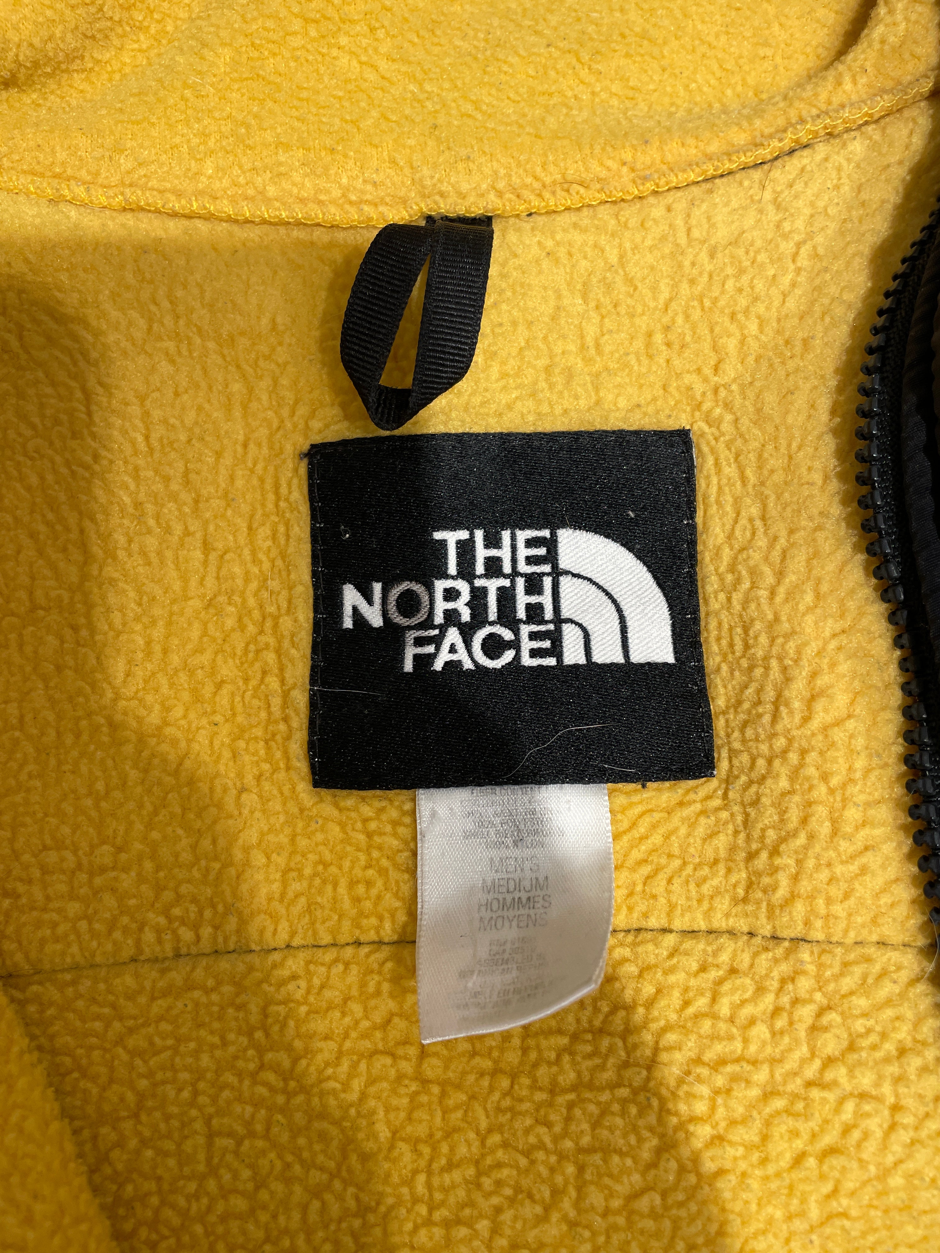THE NORTH FACE/Fleece Jkt/M/Cotton/YEL/HALF FLEECE/HALF NYLON view 3