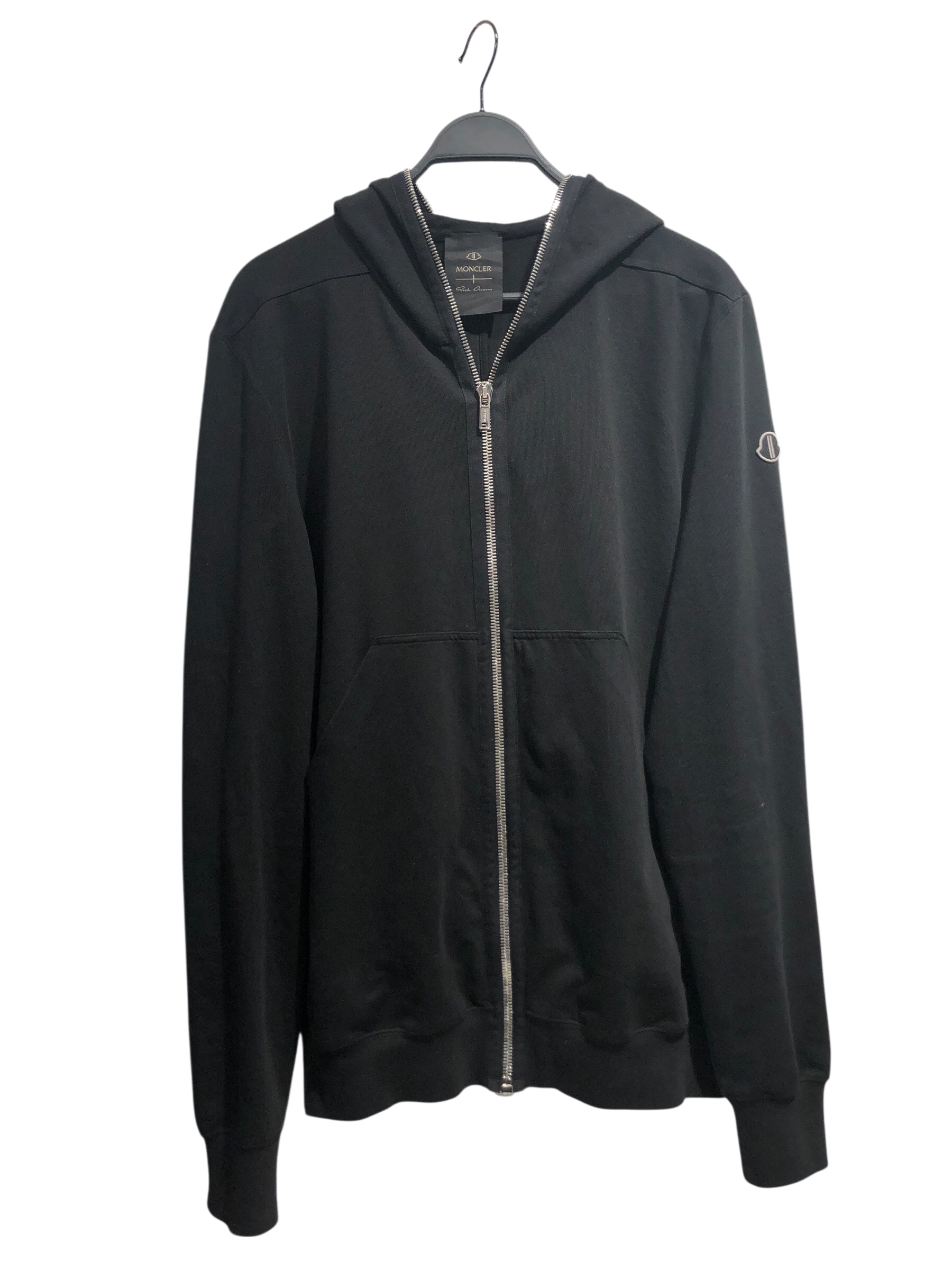 MONCLER/Rick Owens/Hoodie/XL/Cotton/BLK/ view 1
