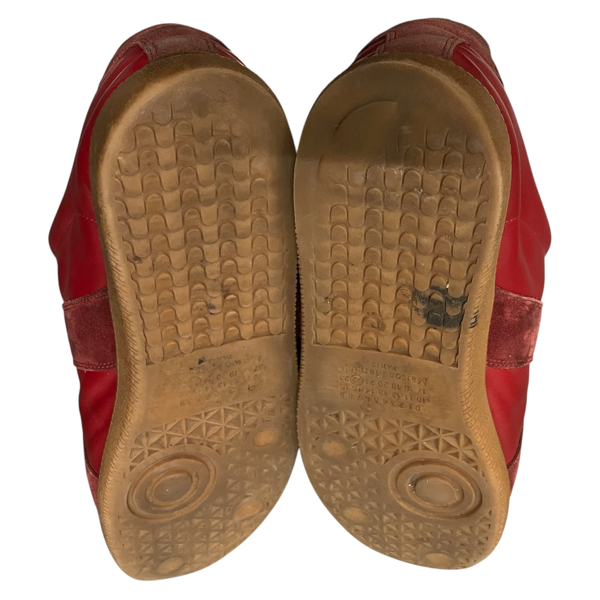 Maison Margiela/Low-Sneakers/EU 45/Suede/BRD/RED SUEDE TRIM GAT view 6