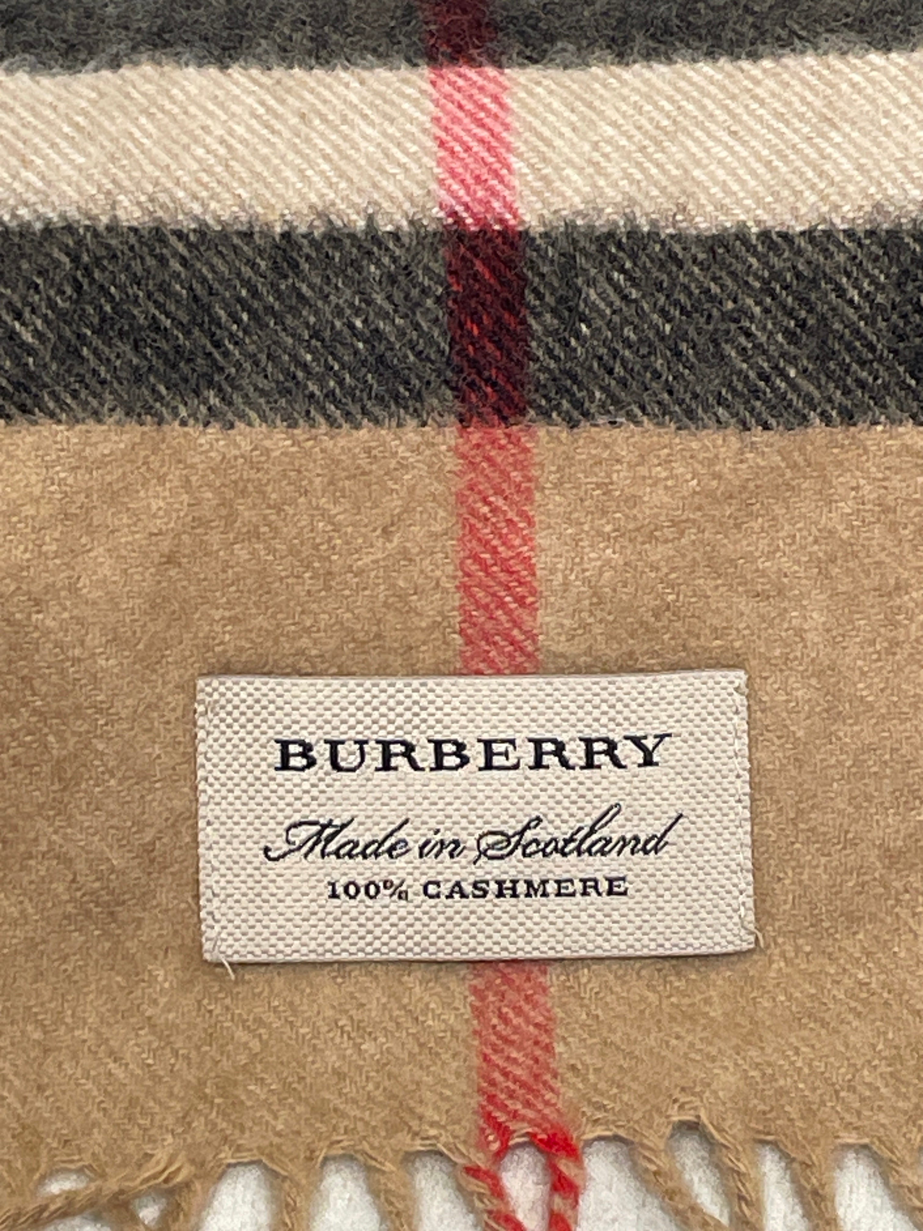BURBERRY LONDON/Scarf/Plaid/Cashmere/BEG/100% cashmere nova check view 2