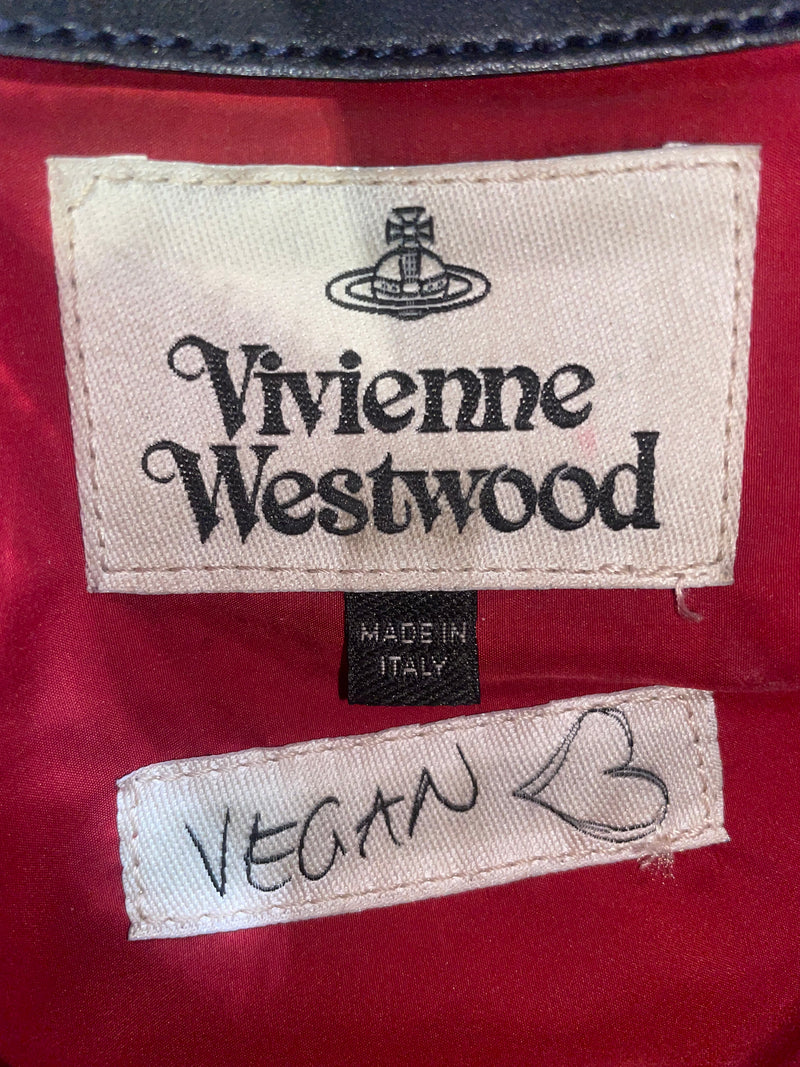 Vivienne Westwood/Cross Body Bag/Leather/NVY/RECYCLED