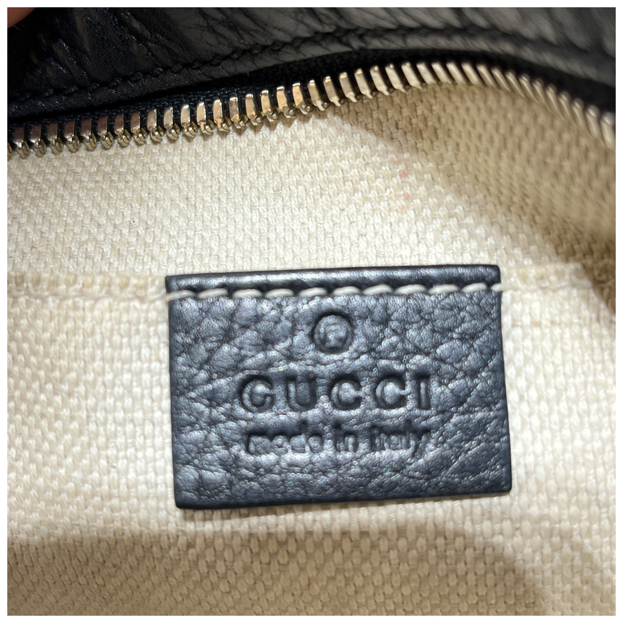 GUCCI/Cross Body Bag/Leather/BLK/SOHO DISCO view 6