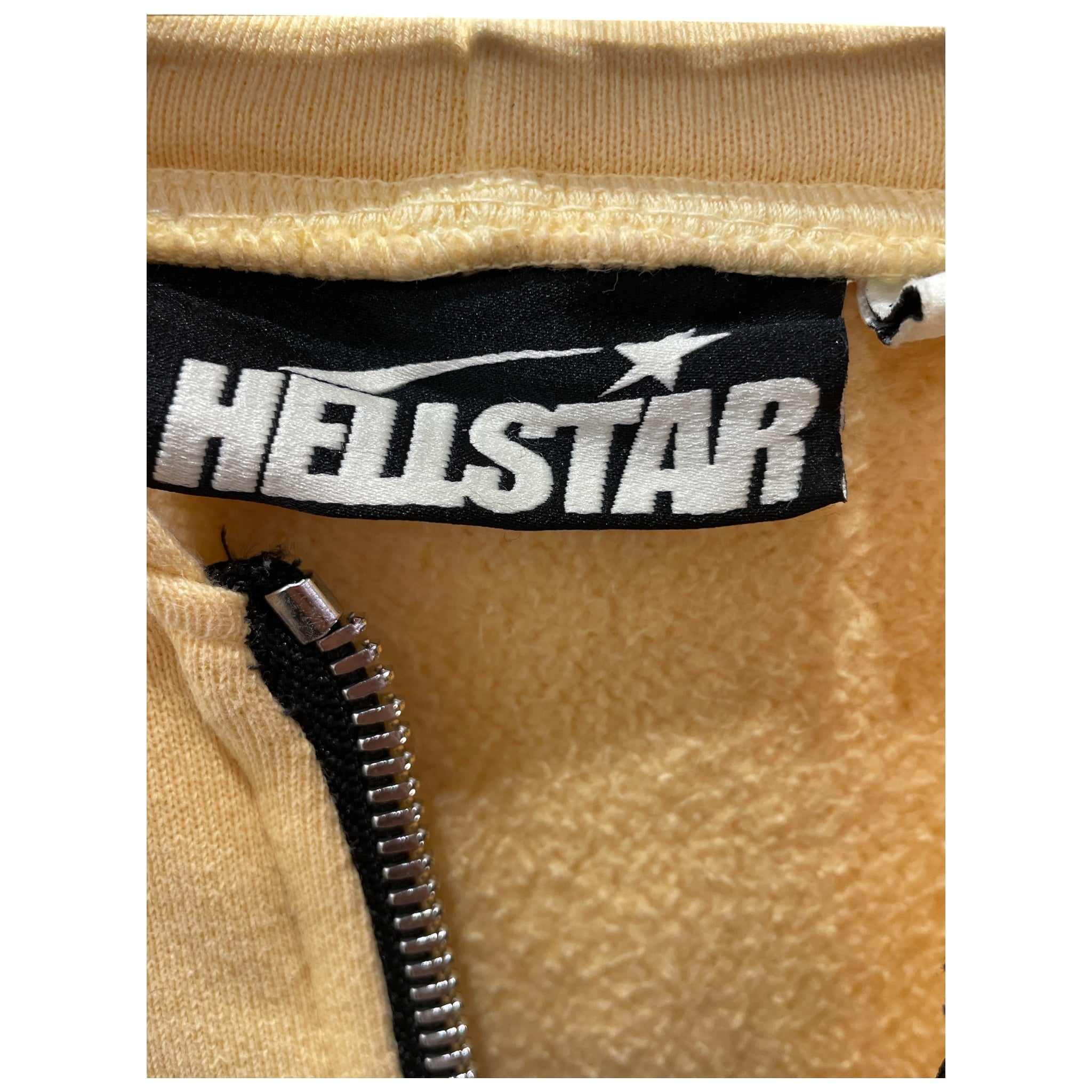 HELLSTAR/Zip Up Hoodie/XXL/YEL/SPORTS HELLSTAR ZIP UP view 3