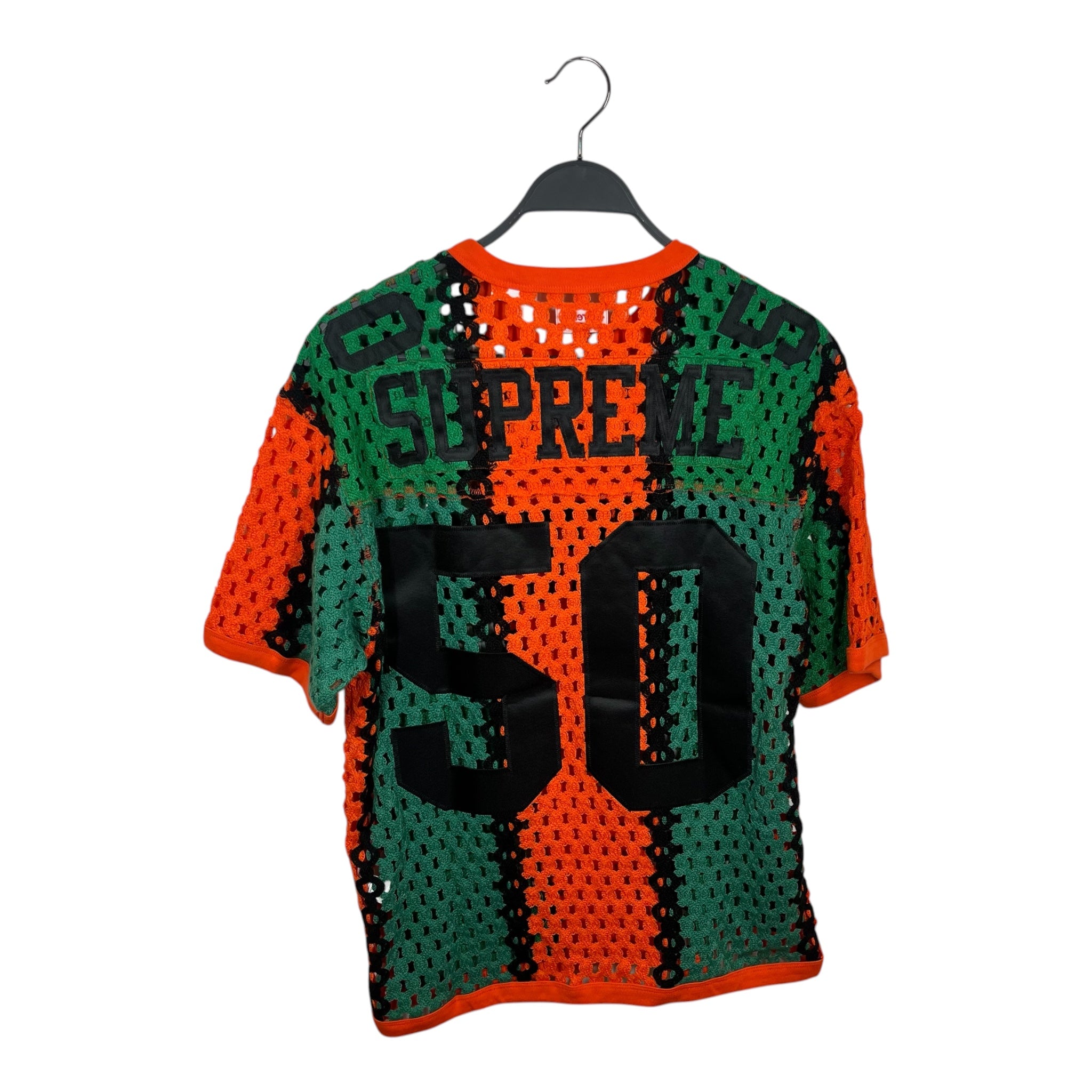 Supreme/SS Shirt/S/Acrylic/ORN/Stripe/CROCHET JERSEY view 2