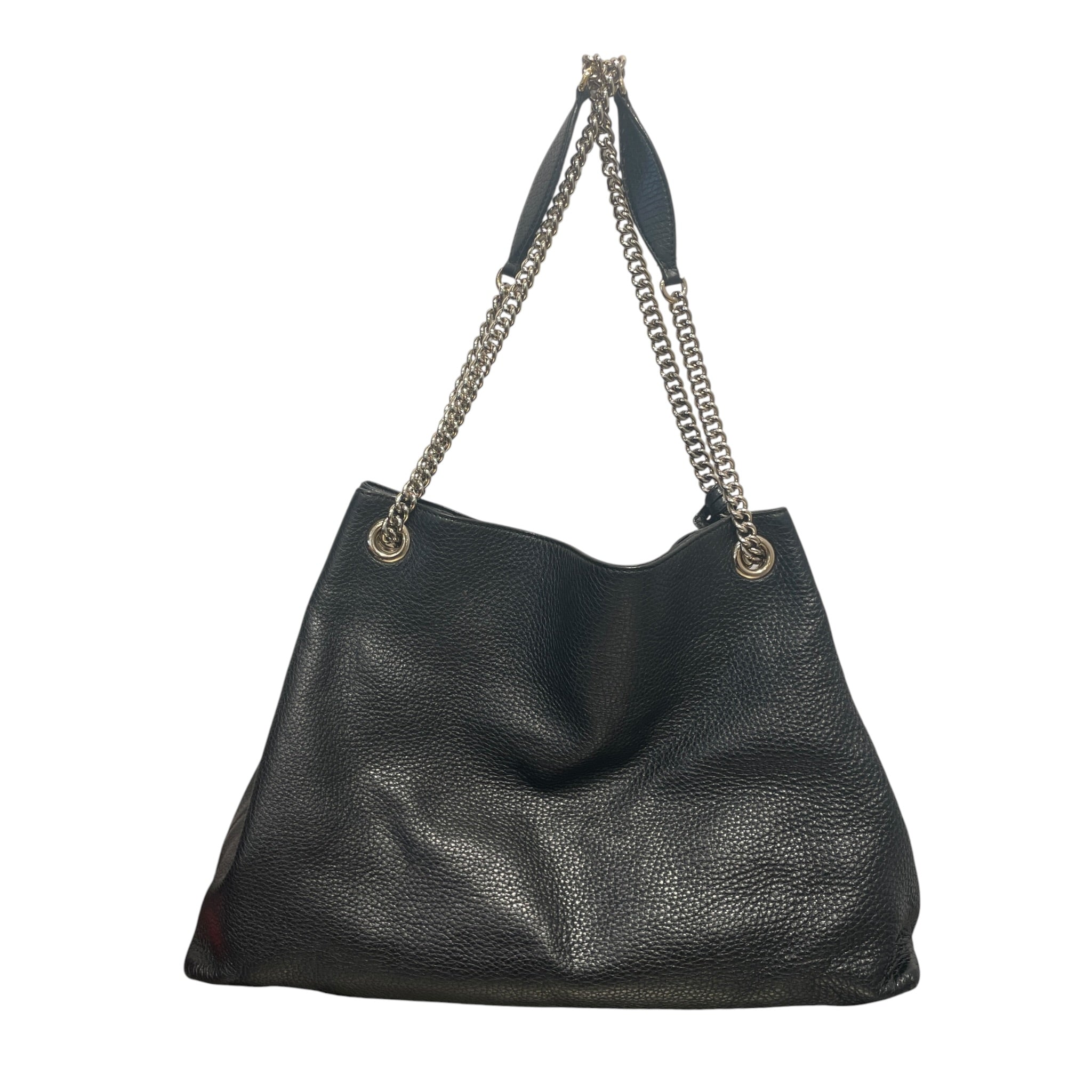 GUCCI/Bag/Leather/BLK/SOHO CHAIN SHOULDER BAG view 2