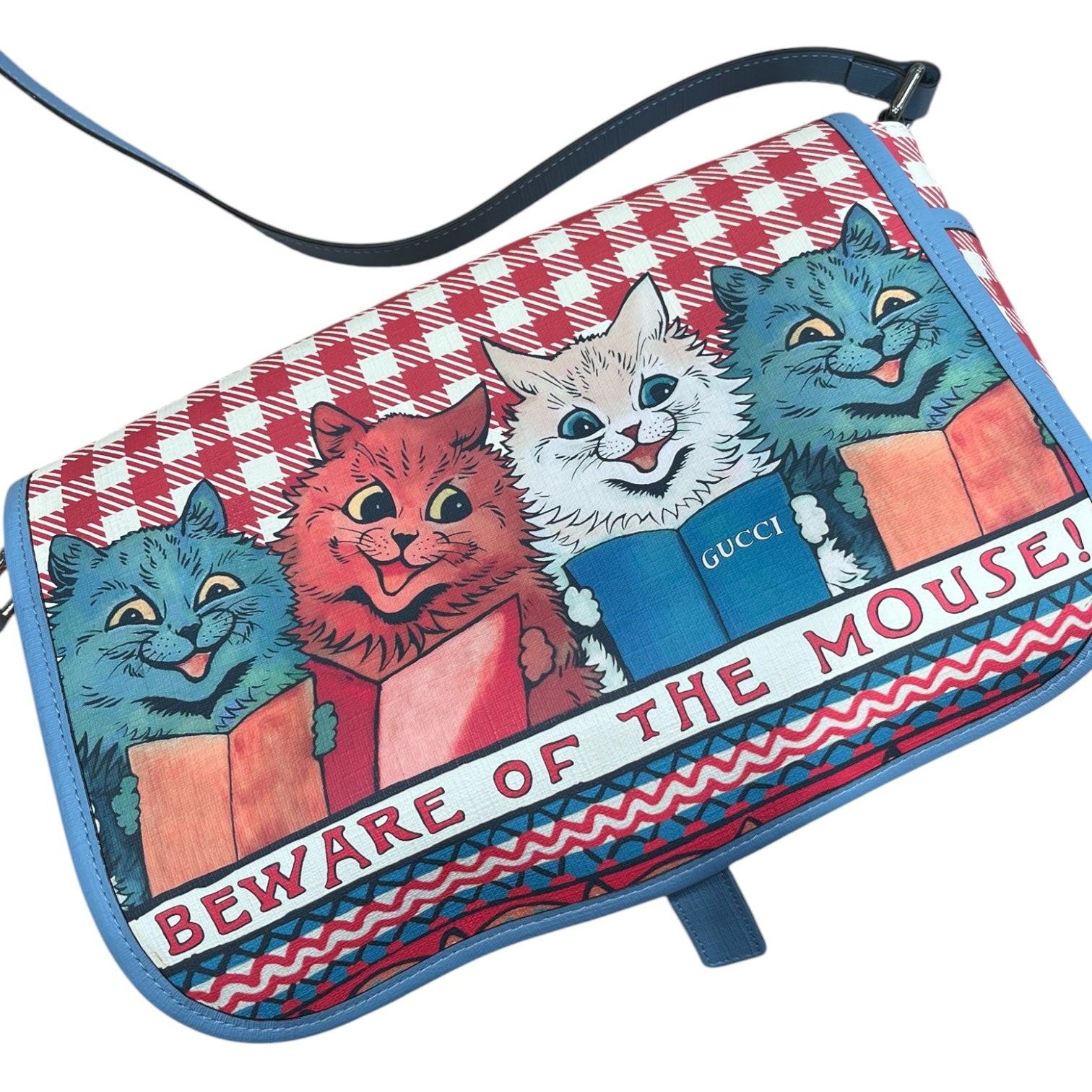 GUCCI/Cross Body Bag/Leather/RED/LOUIS WAIN view 3