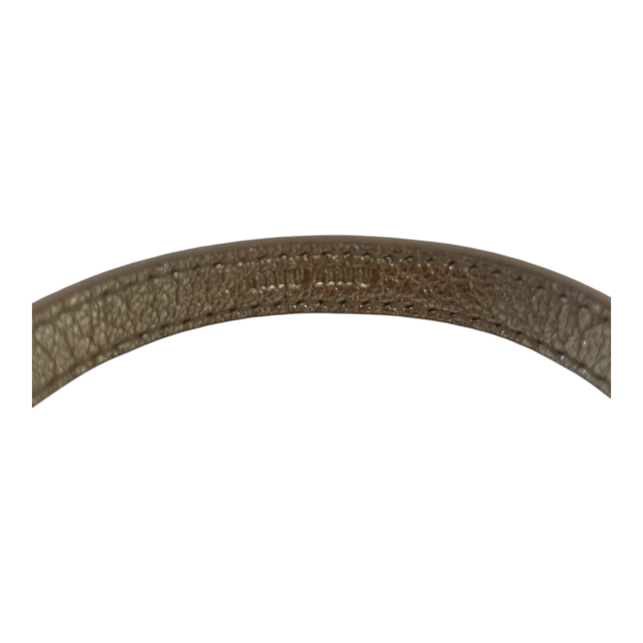 MIU MIU/Bracelet/Leather/GLD/CRYSTAL LEATHER BRACELET view 4