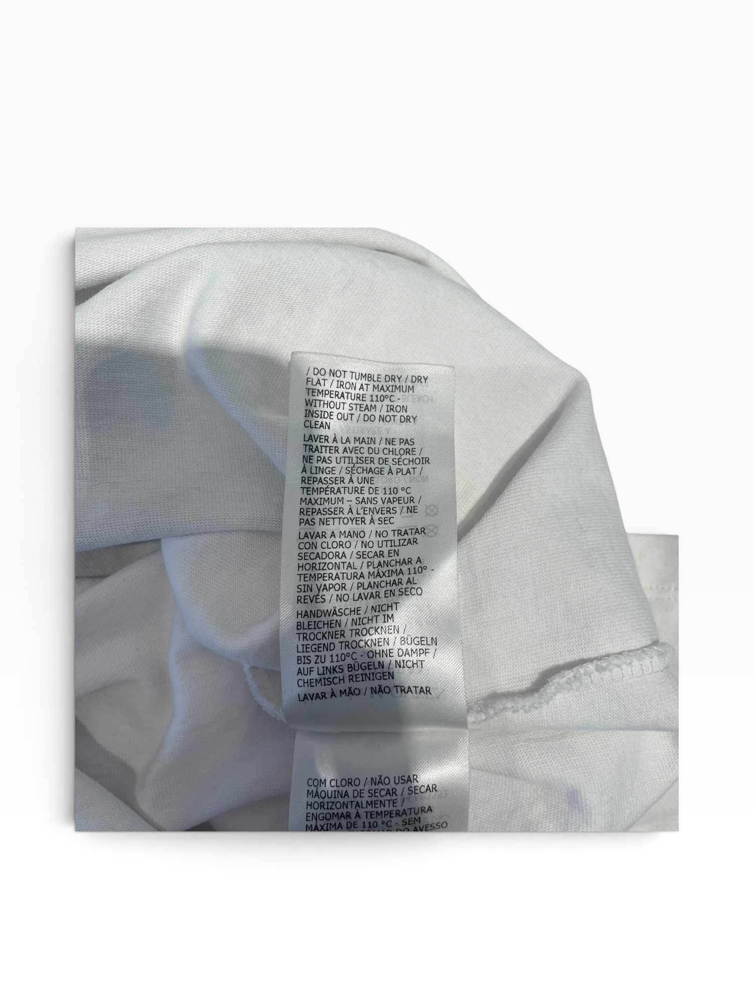 Alexander McQueen/T-Shirt/XS/Cotton/WHT/All Over Print/ view 5