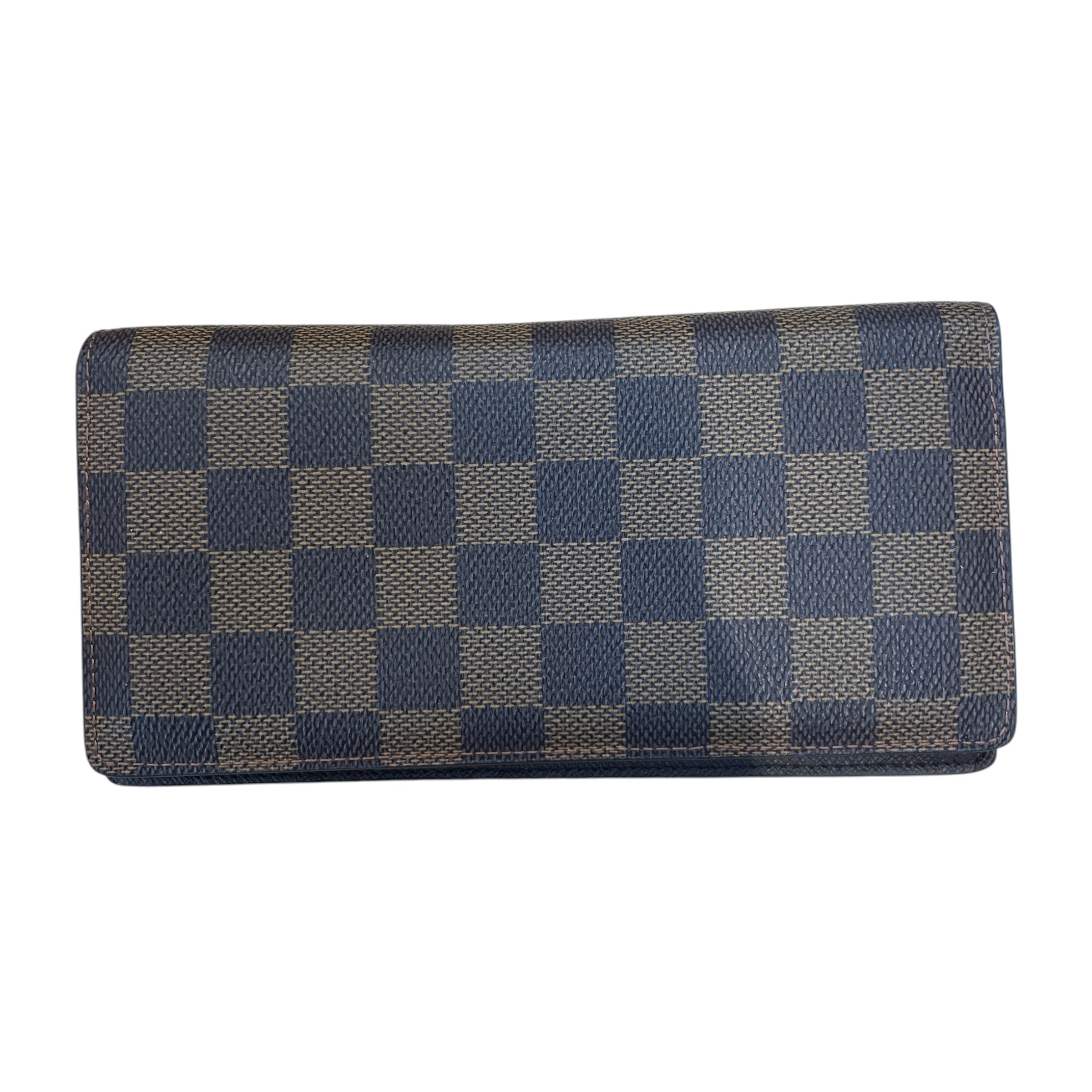 LOUIS VUITTON/Wallet/Monogram/Leather/BRW/BROWN CHECK/ GOLD INNER ZIP view 2