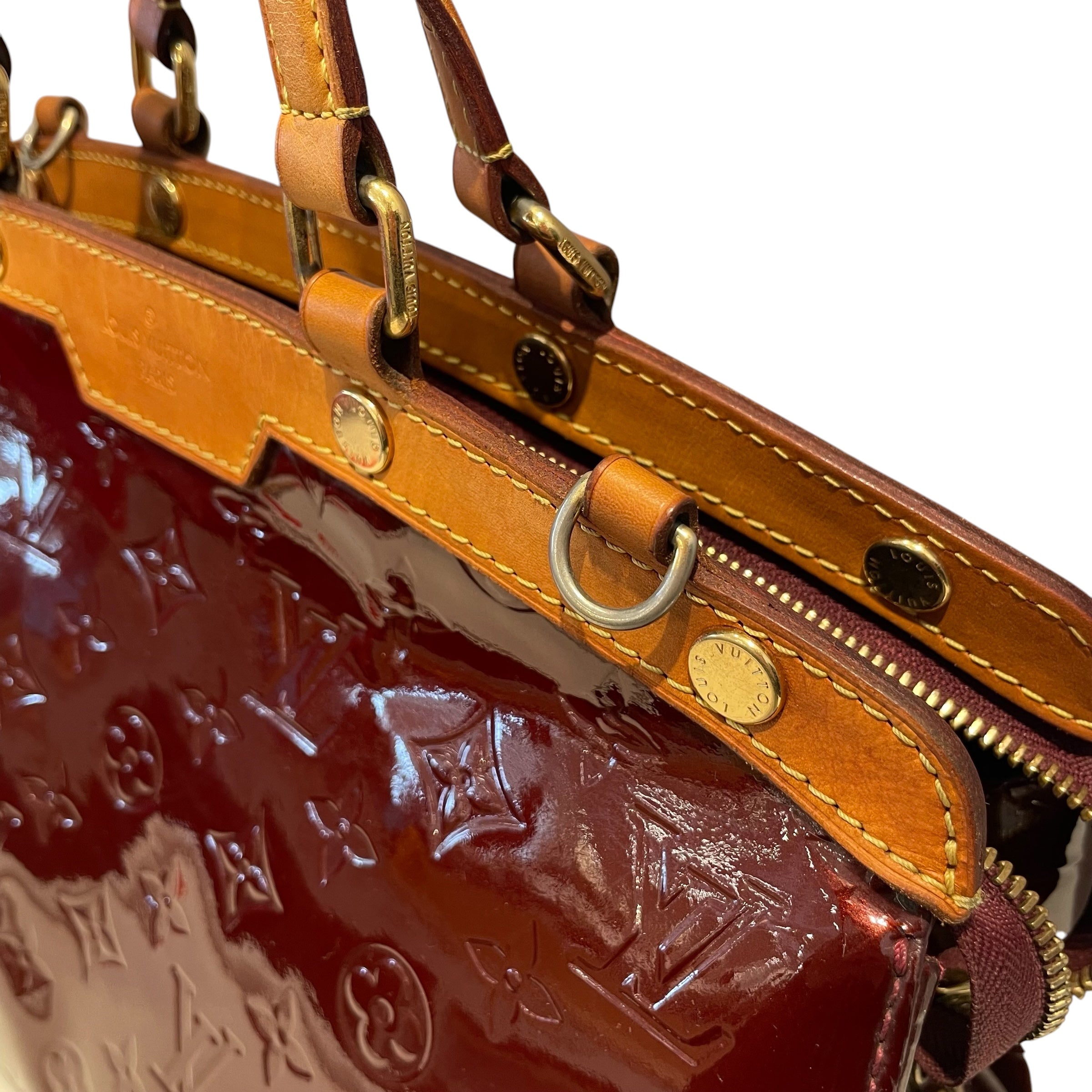 LOUIS VUITTON/Hand Bag/Monogram/Leather/BRD/Vernis Brea MM view 7