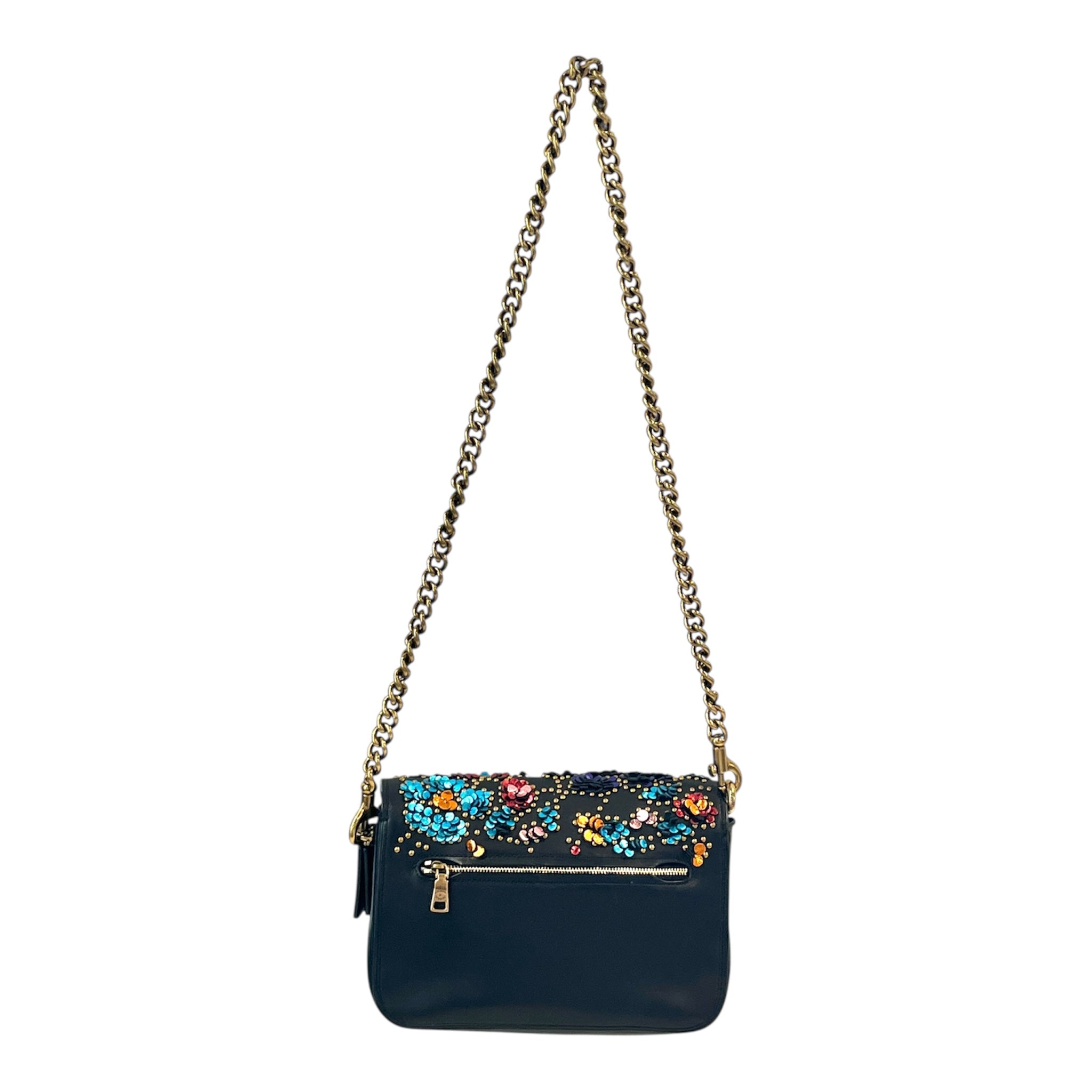 COACH/RODARTE/Cross Body Bag/Floral Pattern/Leather/BLK/A1773-11494 view 2