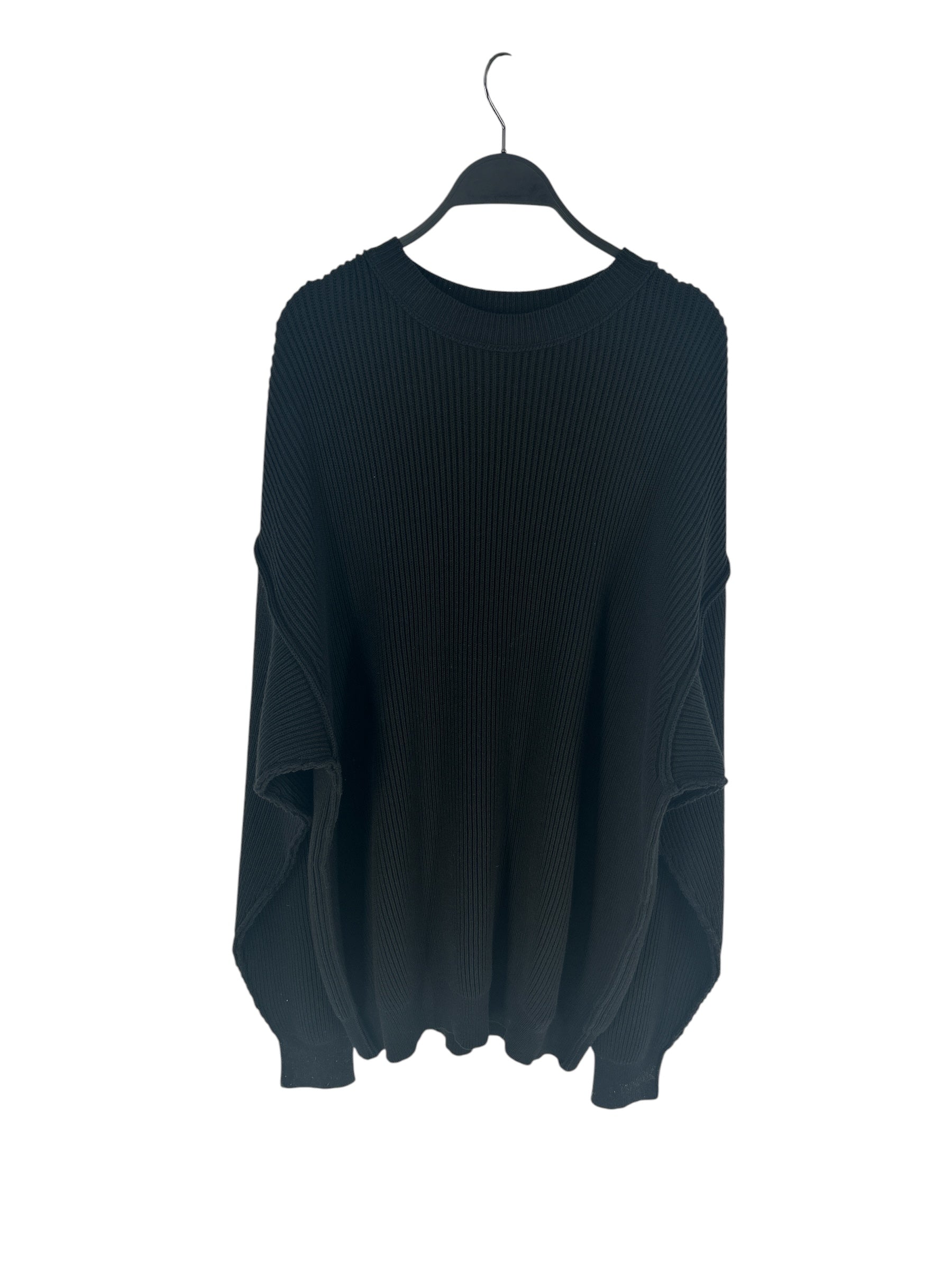 BALENCIAGA/Sweater/M/Cotton/BLK/Turtle Neck/INSIDE OUT view 1