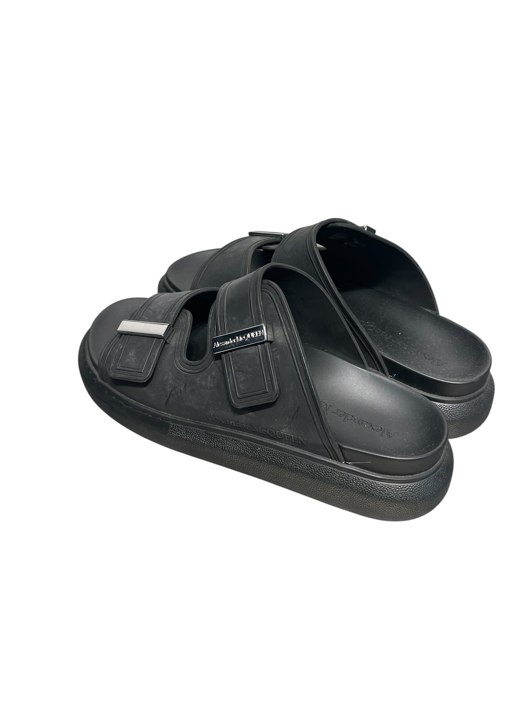 Alexander McQueen/Sandals/EU 41/BLK/HYBRID SLIDE view 2