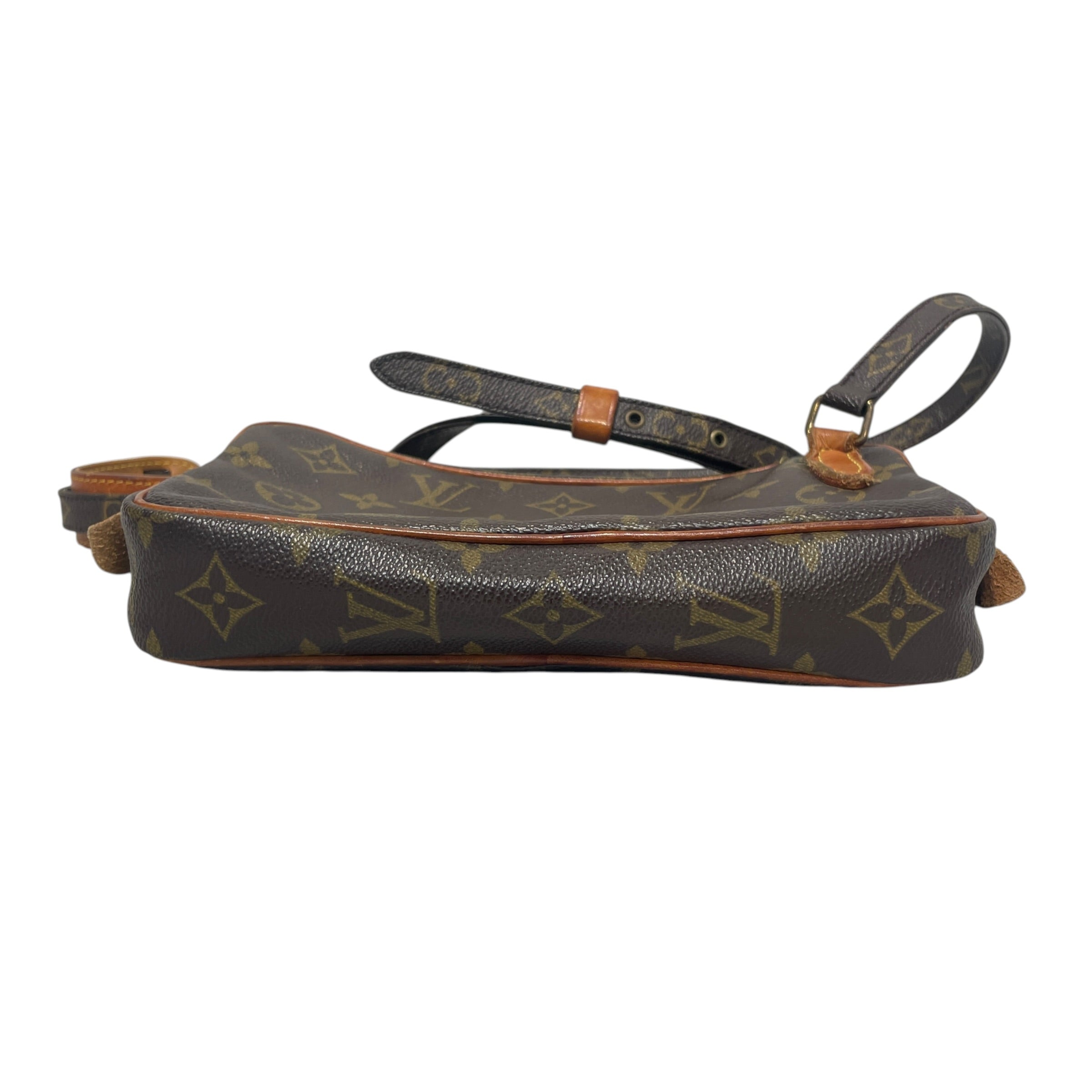 LOUIS VUITTON/Cross Body Bag/Monogram/Leather/BRW/Pochette Marly view 3