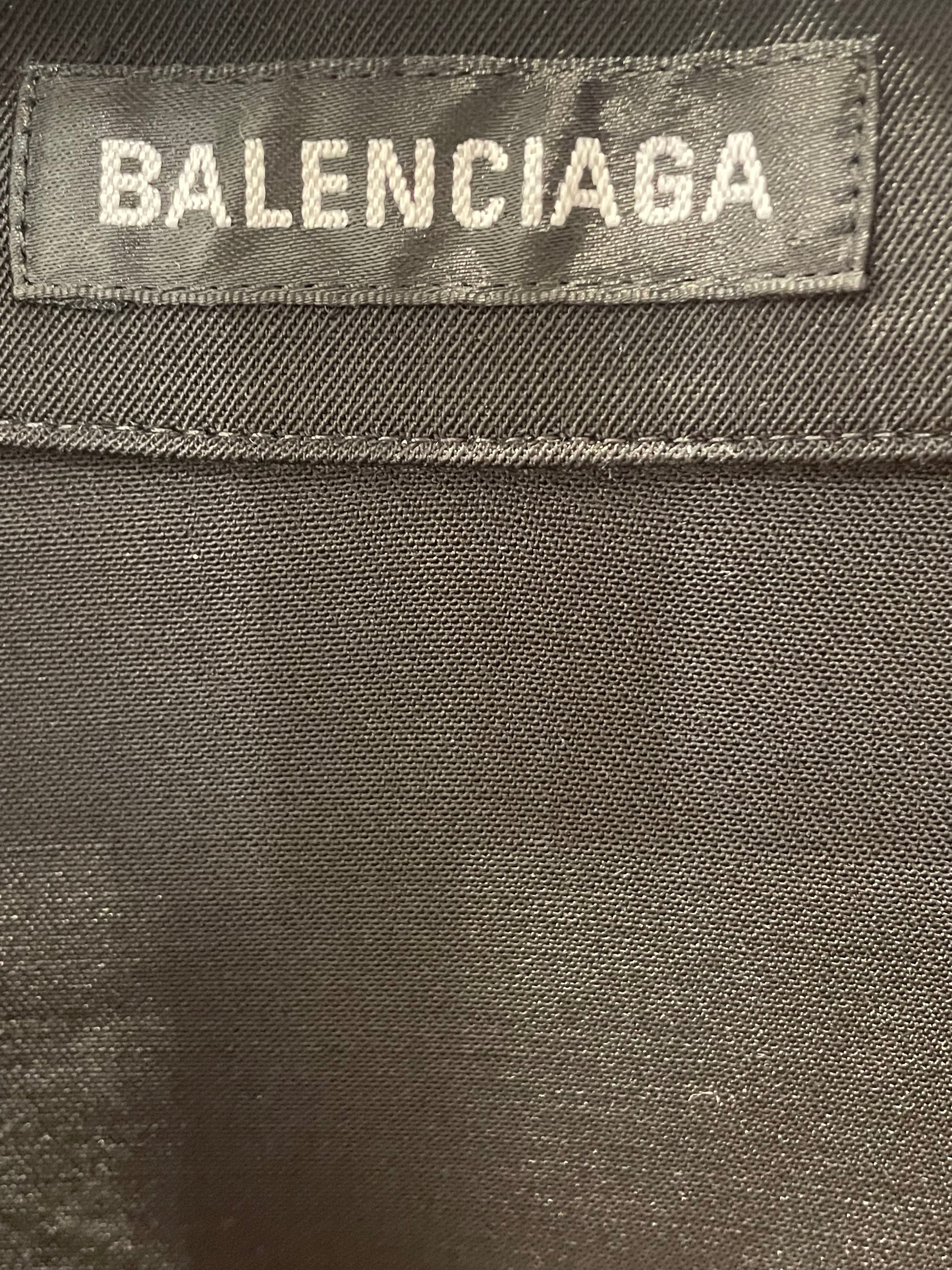 BALENCIAGA/LS Shirt/38/BLK/ view 3