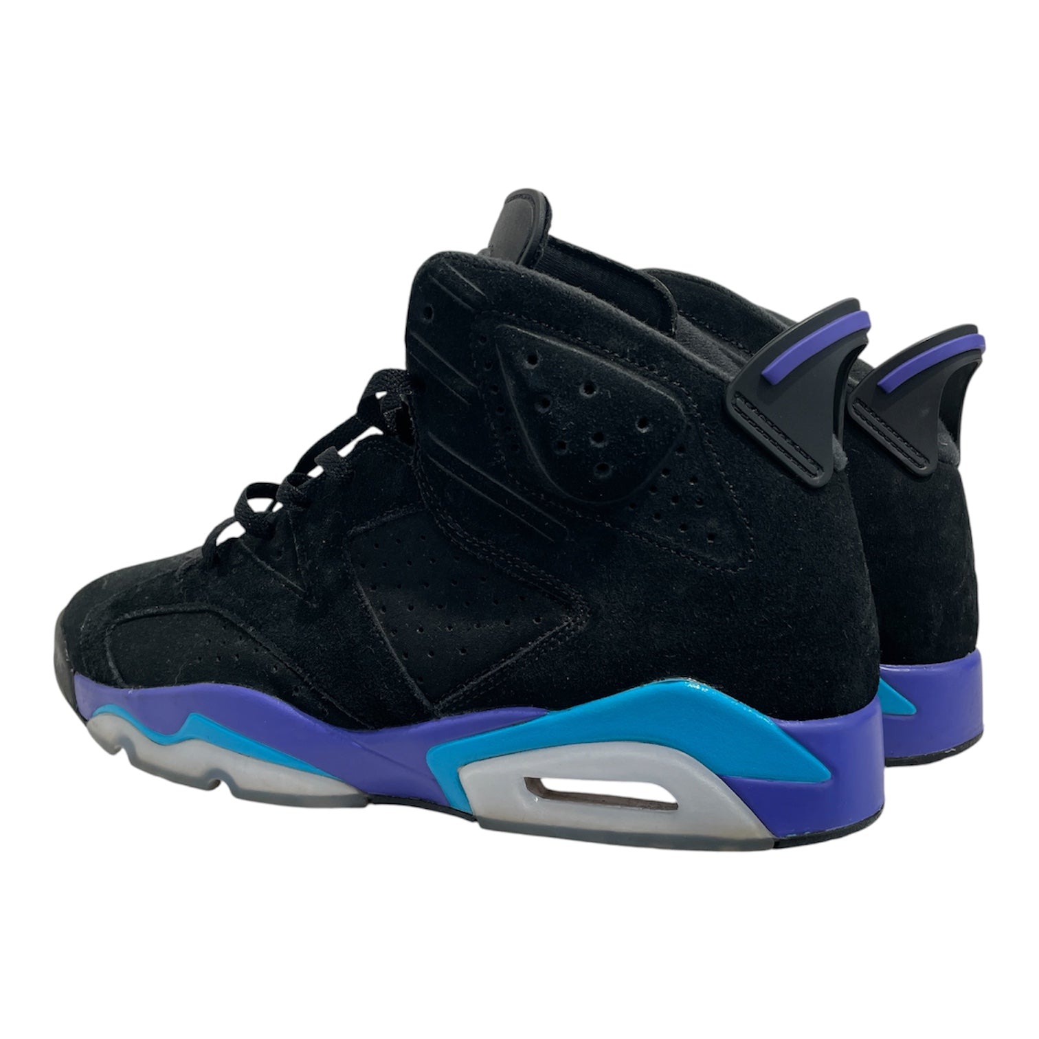 NIKE/AIR JORDAN 6 RETRO/Hi-Sneakers/US 12/Suede/BLK/CT8529-004 view 2