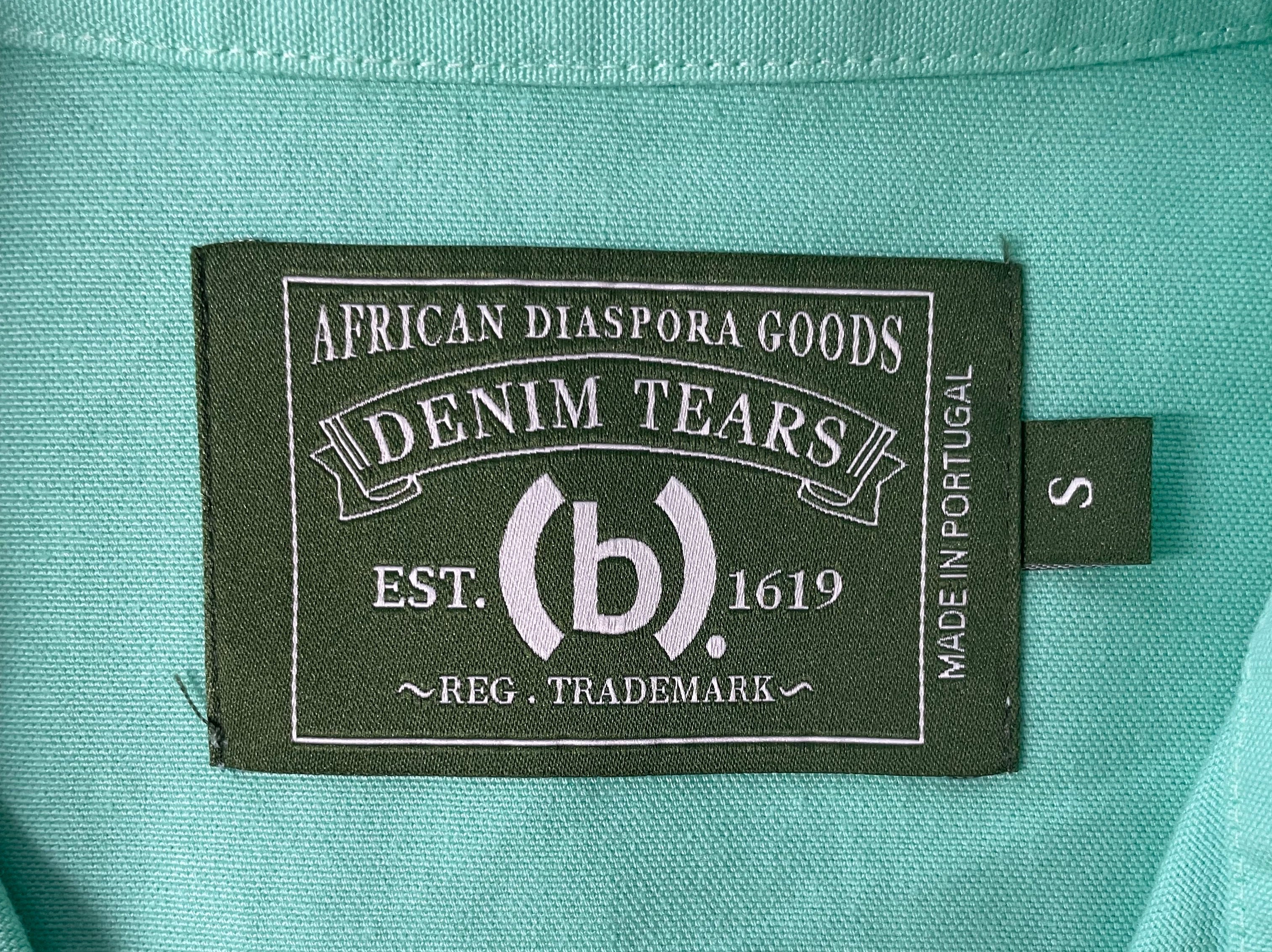 DENIM TEARS/BSTROY/LS Shirt/S/Cotton/GRN/MILITARY SHIRT MINT GREEN view 6