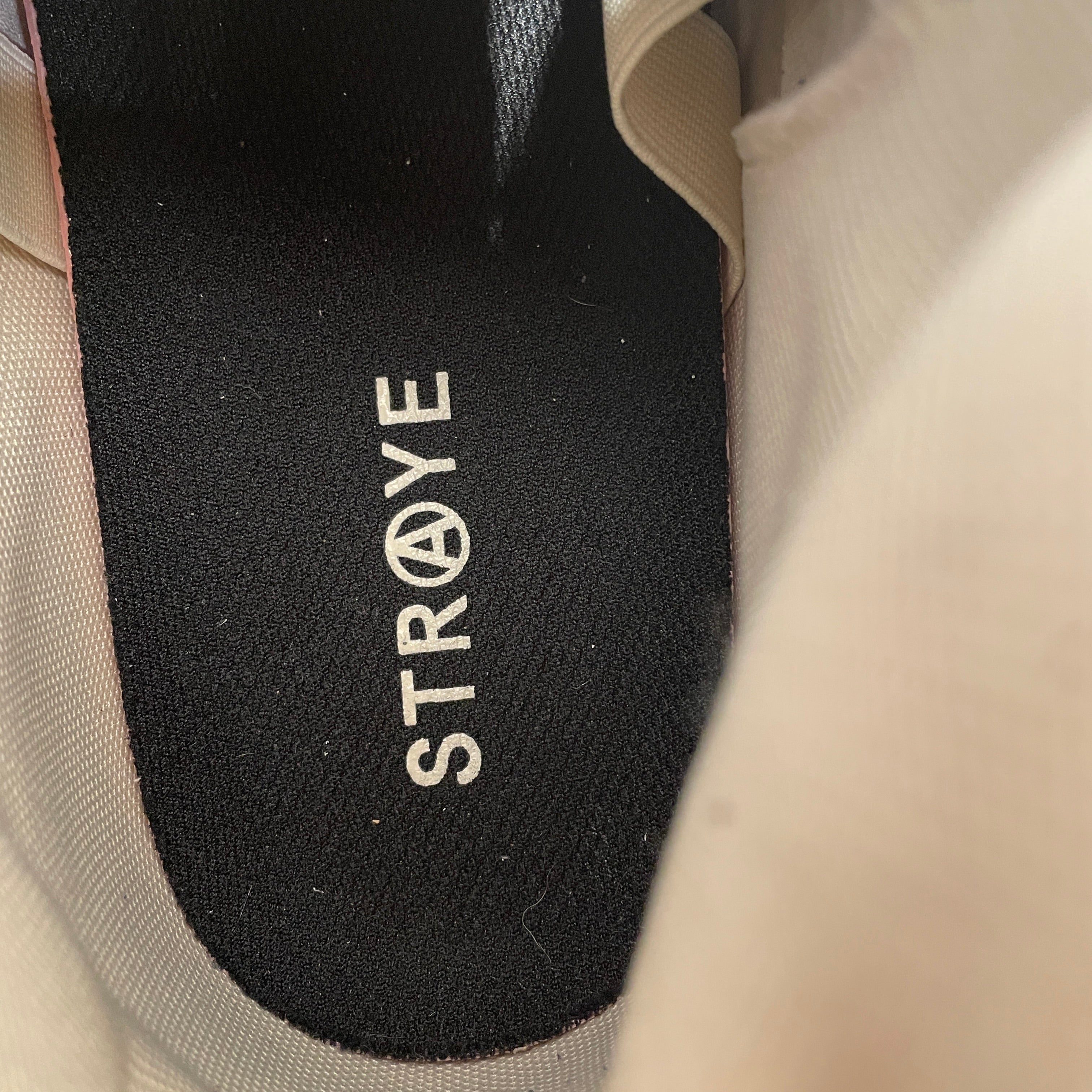 STRAYE/Hi-Sneakers/US 12/Cotton/WHT/SKTP.01 Hi-Top Cream view 4
