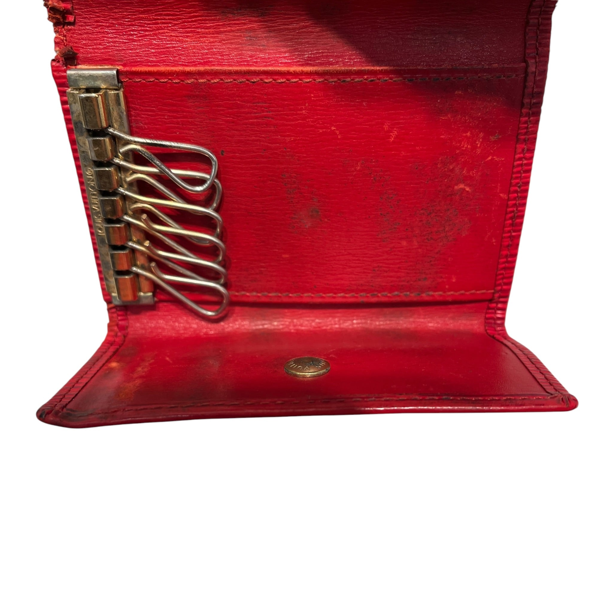 LOUIS VUITTON/Leather/RED/L's/RED EPI LEATHER KEY HOLDER view 4